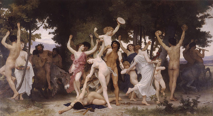William Bouguereau, La jeuness de Bacchus, 1884, private colection