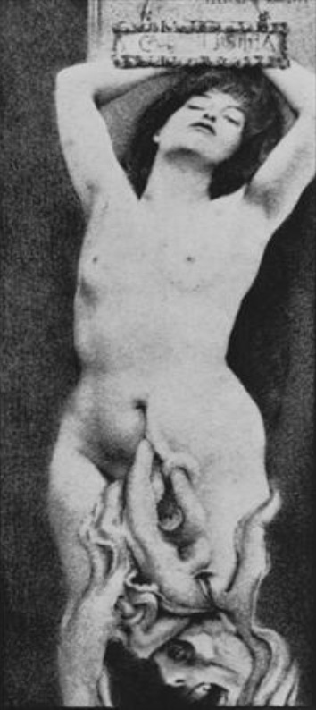 Fernand Khnopff, Frontispiece for the Istar, 1888.