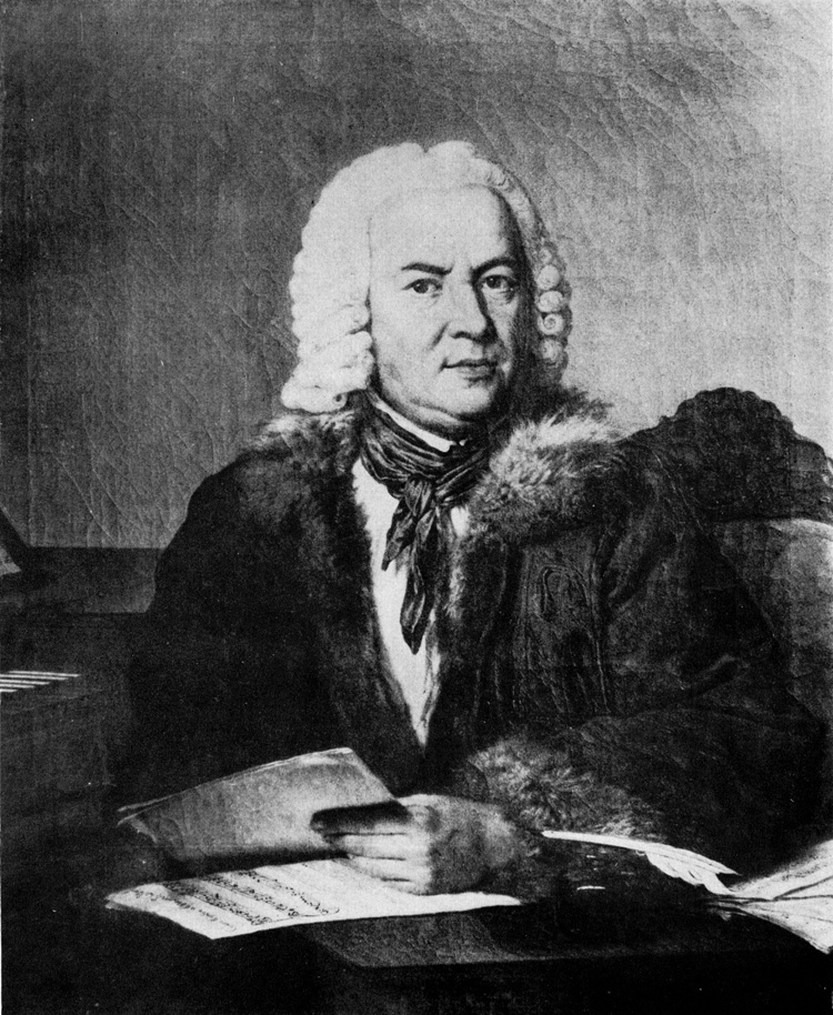C.F.R. Liszewski, 1772, Portrait of J.S. Bach. Formerly housed in Joachimsthaler Gymnasium in Berlin, and later disappeared during the World War II.