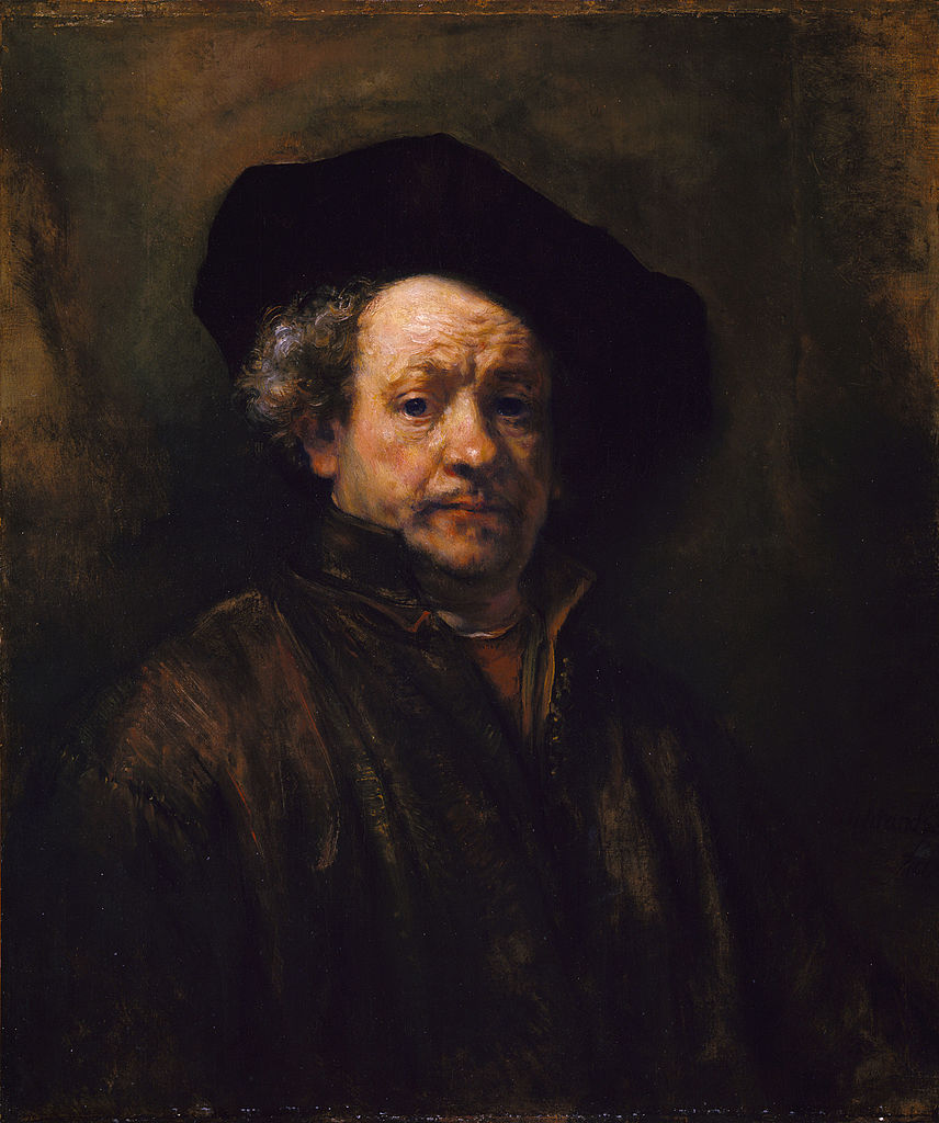 Rembrandt, Self-portrait, oil on canvas, 1660, Metropolitan Museum of Art, New York