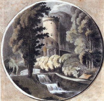 The Alchemist’s Tower, formerly part of the Masonic/Rosicrucian park at Louisenlund, Schleswig-Holstein.