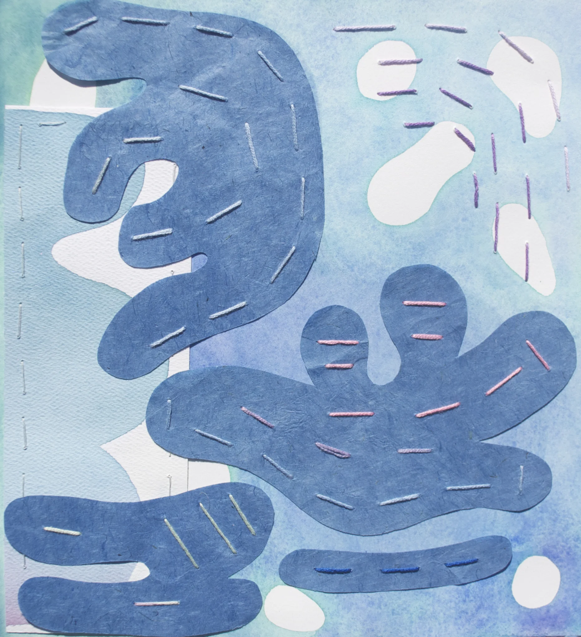 9.5 x 10 inches Mixed Media on Paper