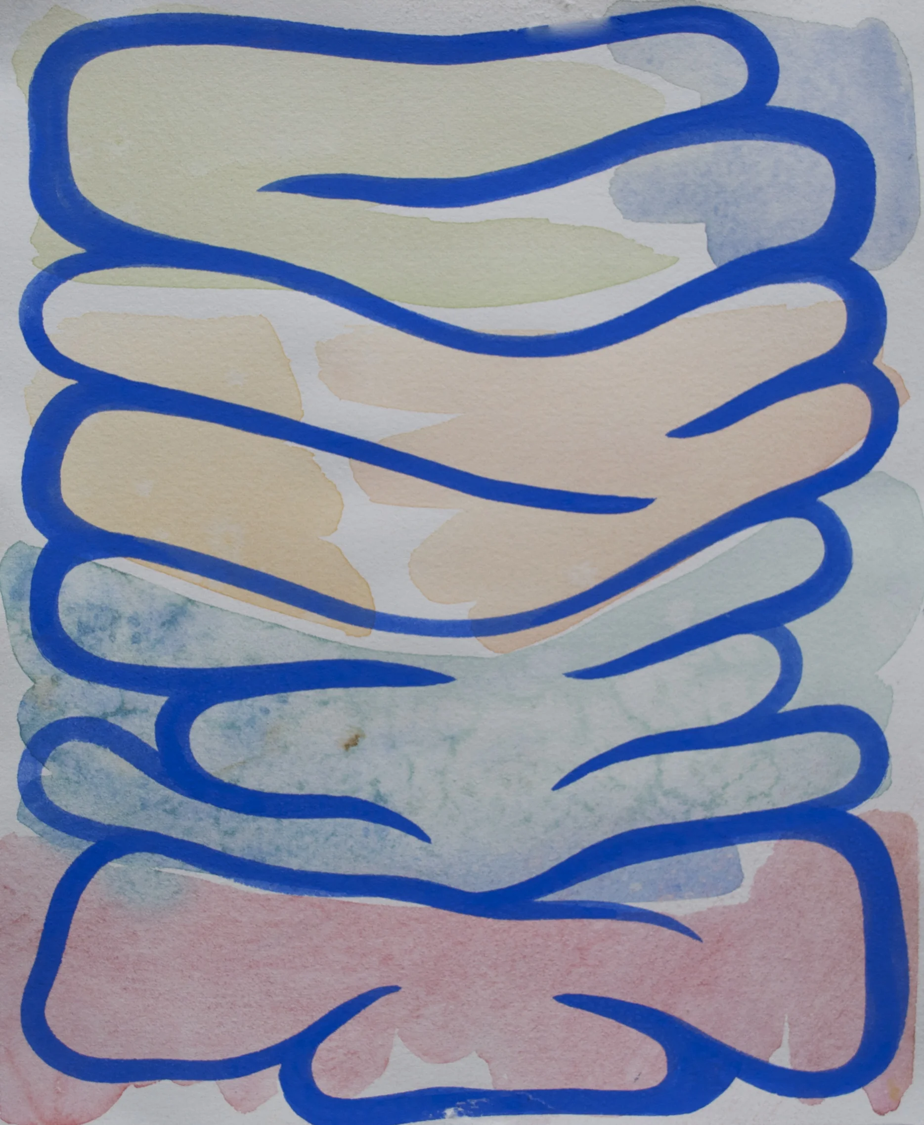 7 x 8.5 Inches Watercolor & Gouache on Paper