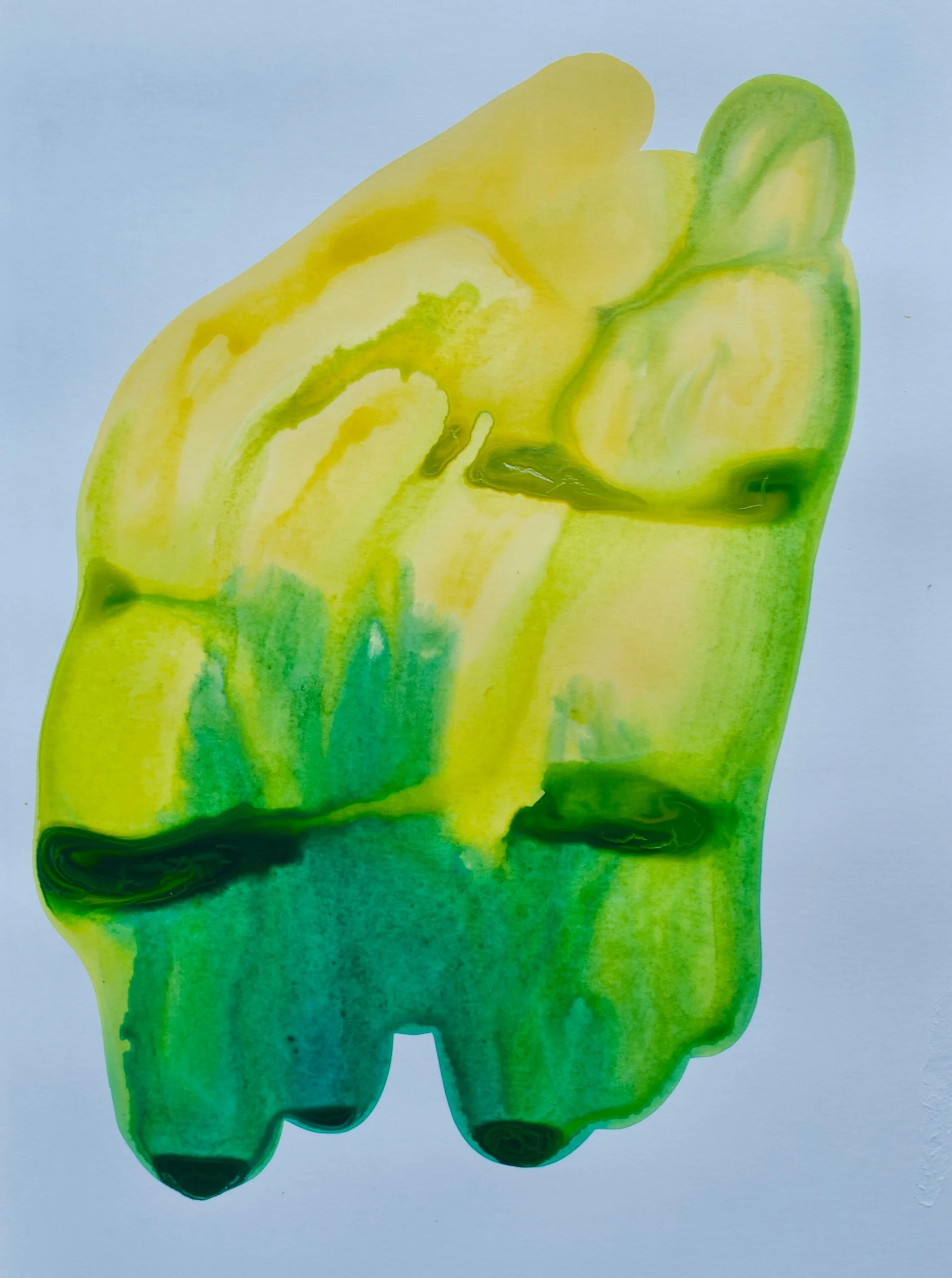 Acrylic on Paper 9 x 12 Inches