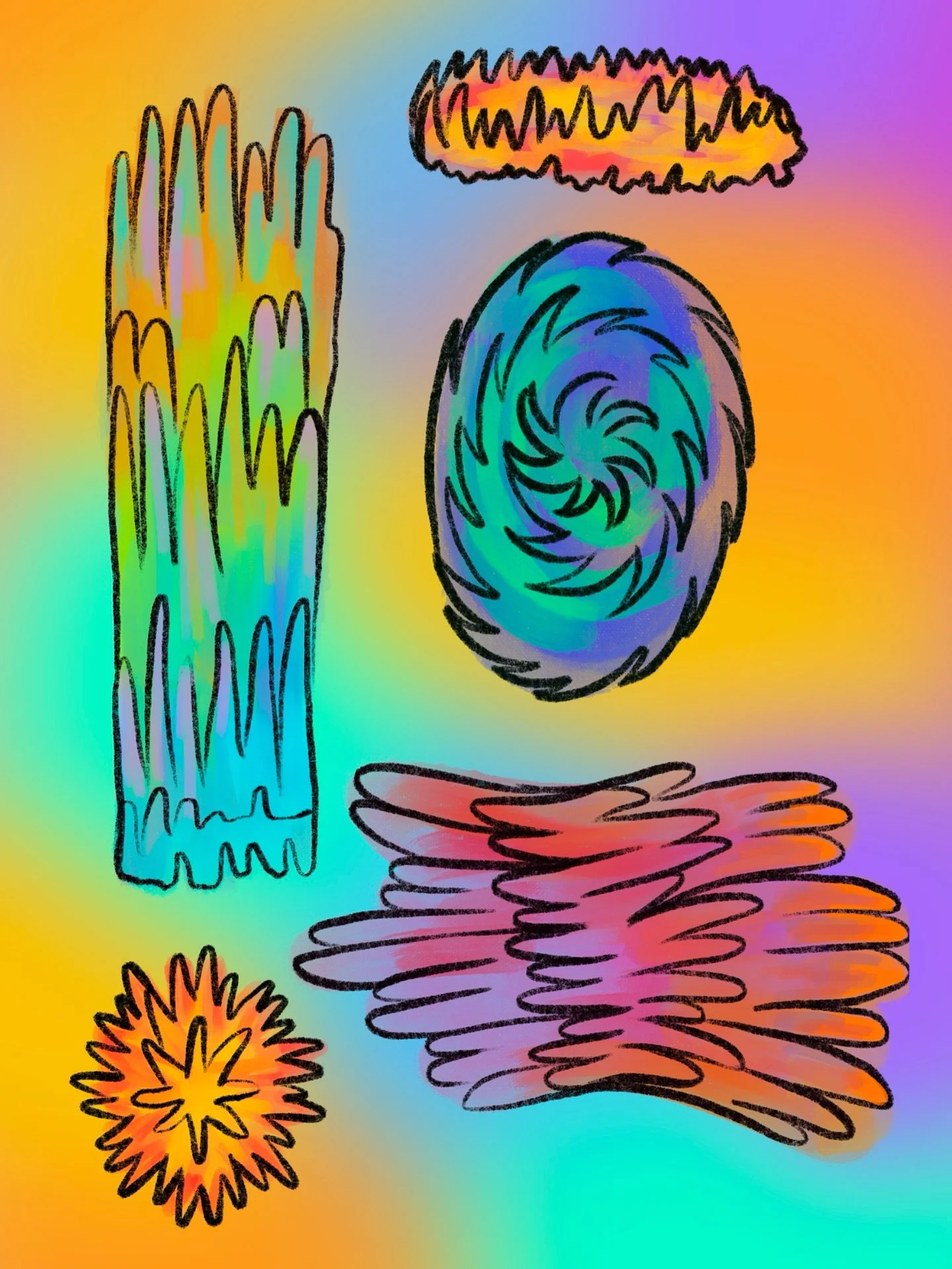 playing with fire 🔥 digital painting