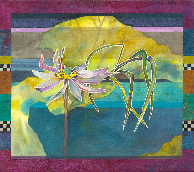 Lotus Landscape II - Nancy Taylor