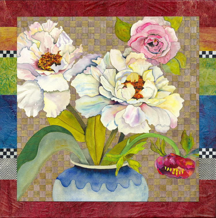 Grandma's Peonies - Nancy Taylor