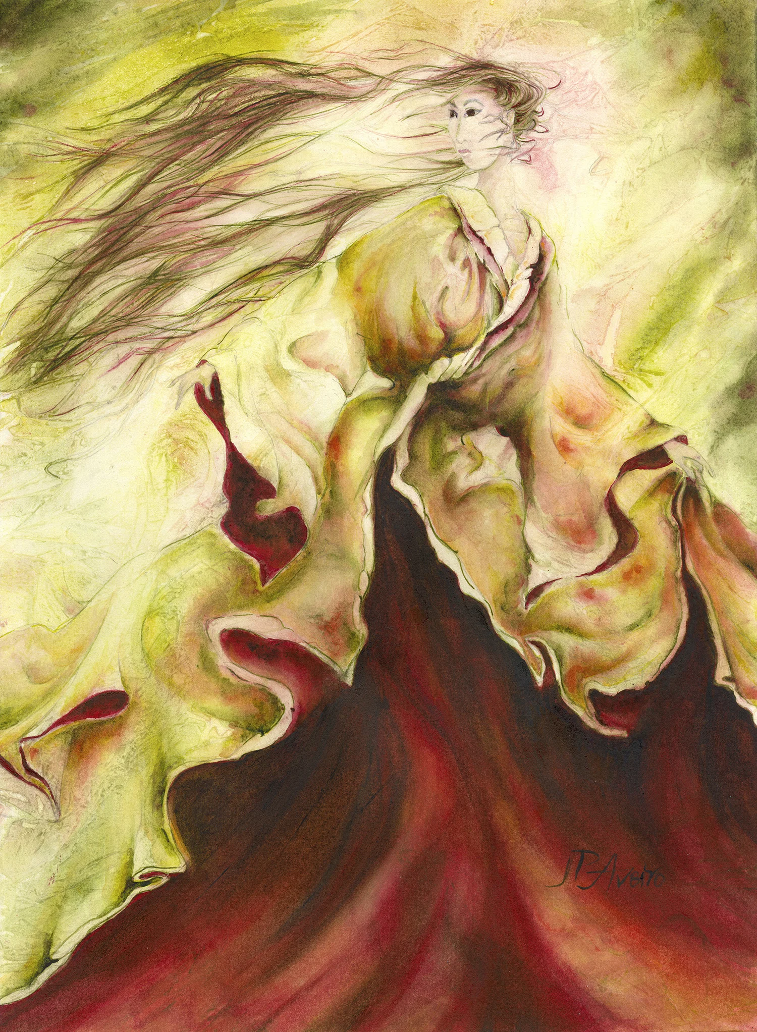 Ancient Voices, Future Vision 15" x 11" - Judy Aveiro