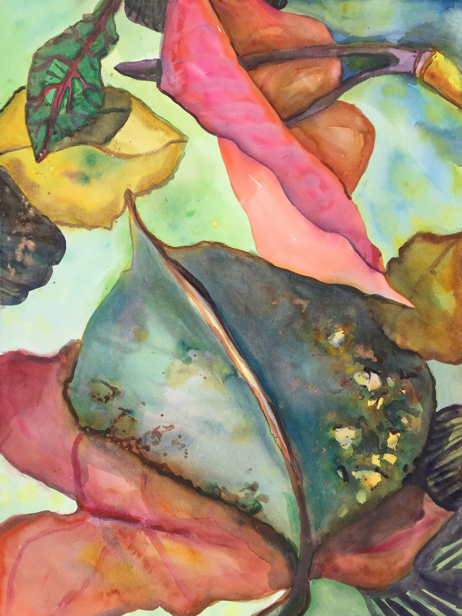 Yearning 30" x 22" - Anne Irons
