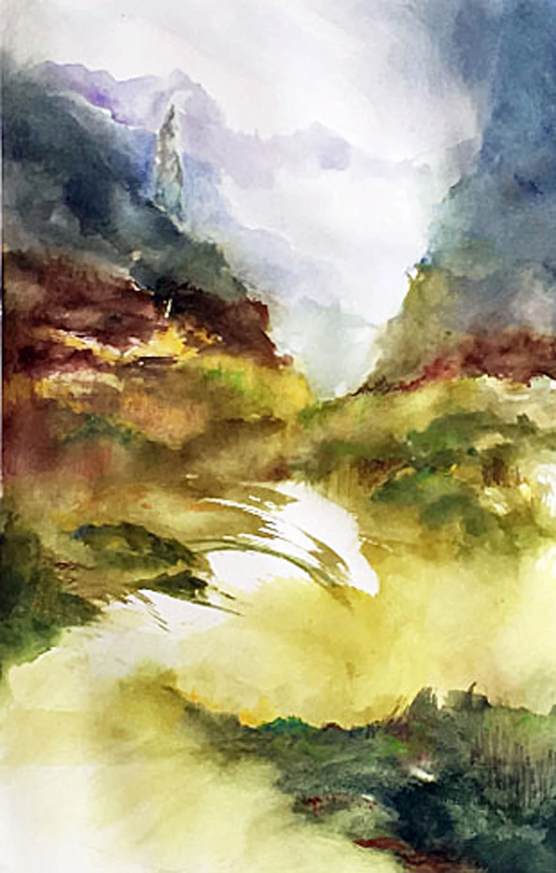Mist on the Mountain 22" x 14.5" - Arlene Woo