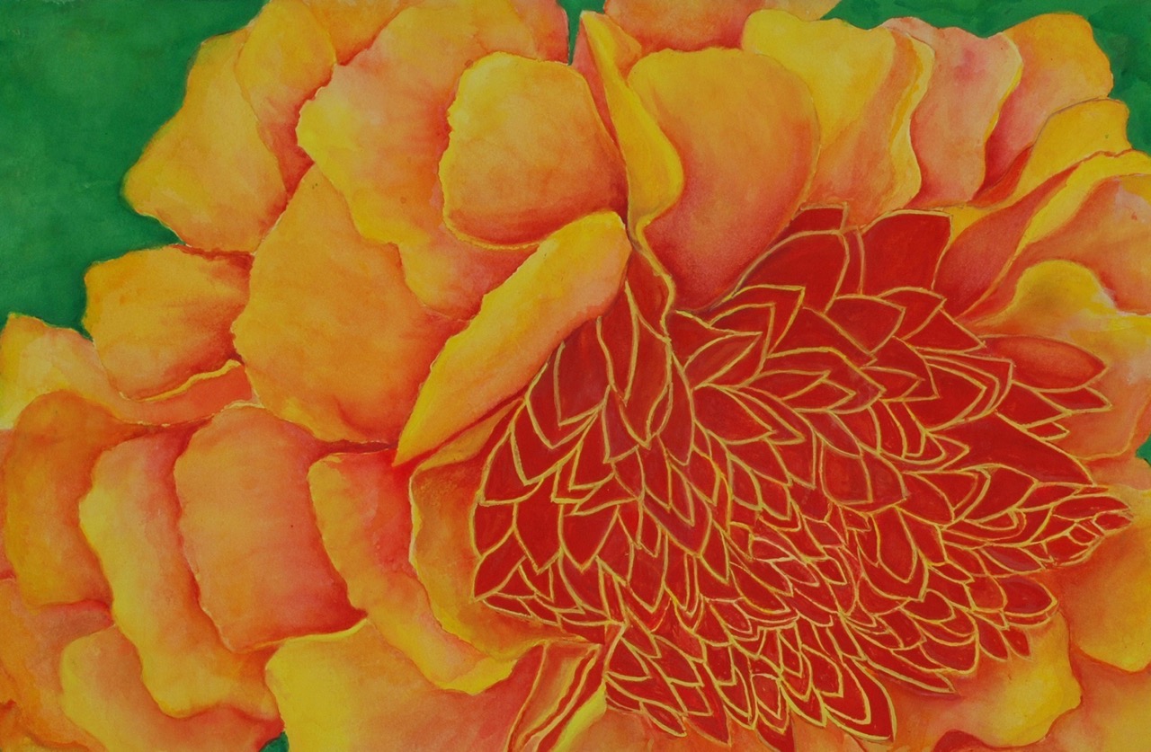Flower Power 20" x 30" - Barbara Littenberg
