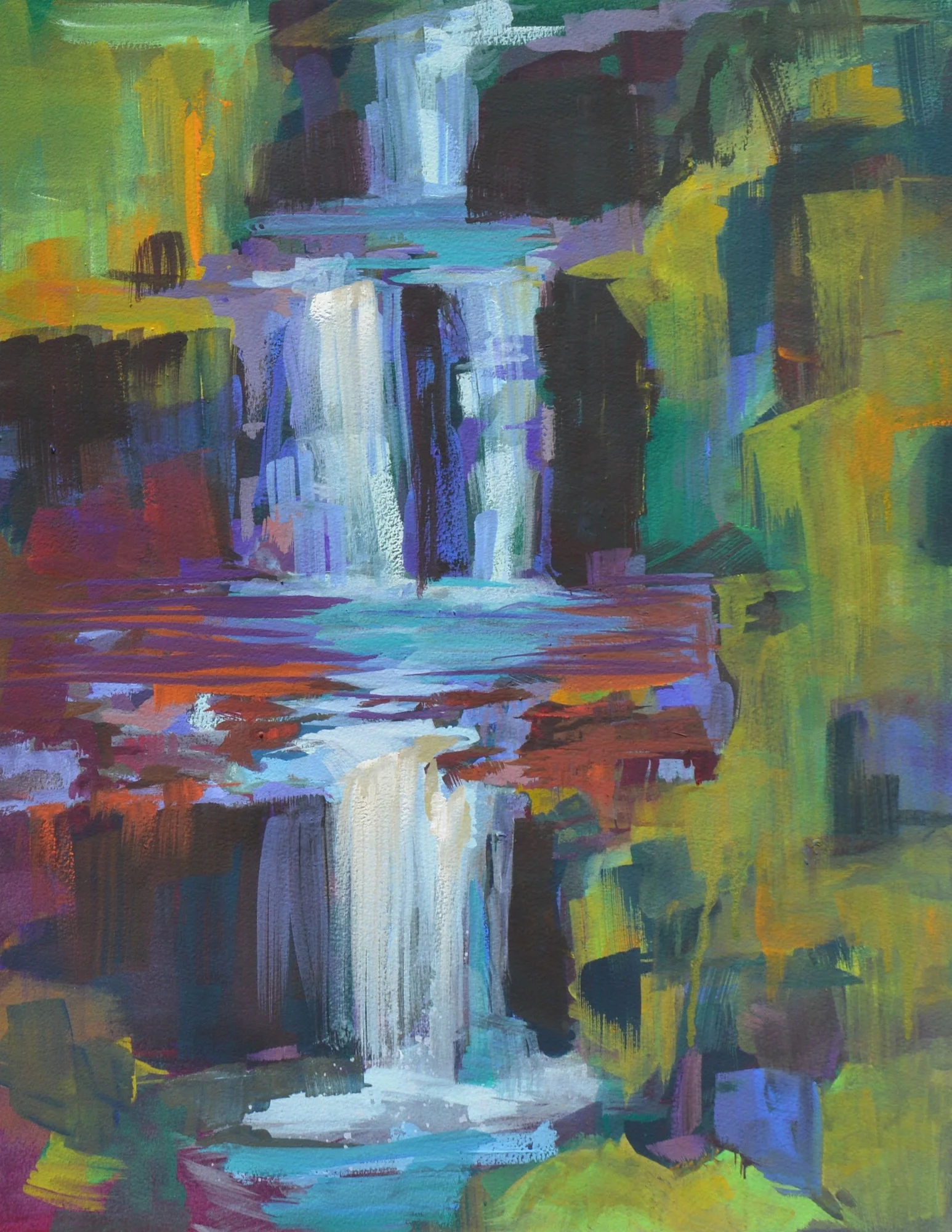 Falls 19" x 15" - Carol R. Moore