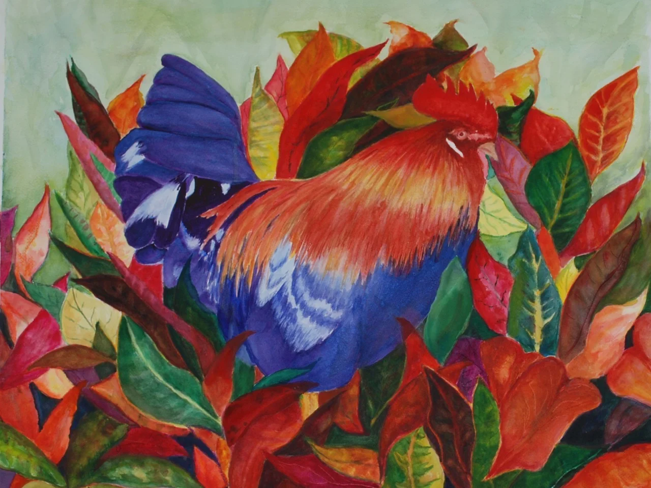 Camouflage 14" x 23" - Barbara Littenberg