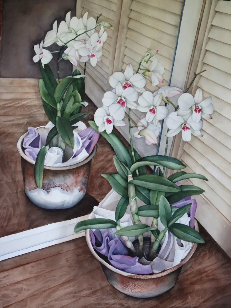 Reflection 30" x 22" - Yasuko Abeshima