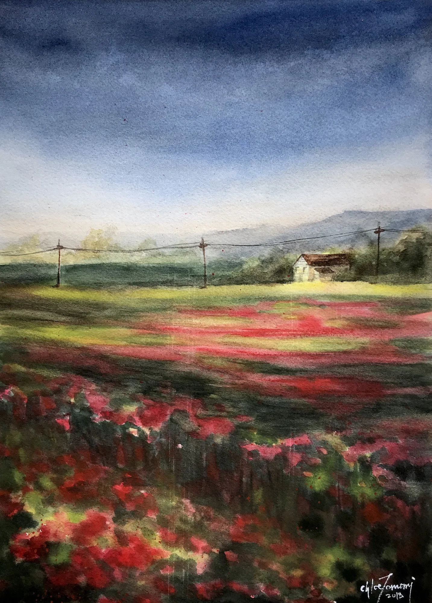 Allowed To Smile 20" x 16" - Chloe Tomomi