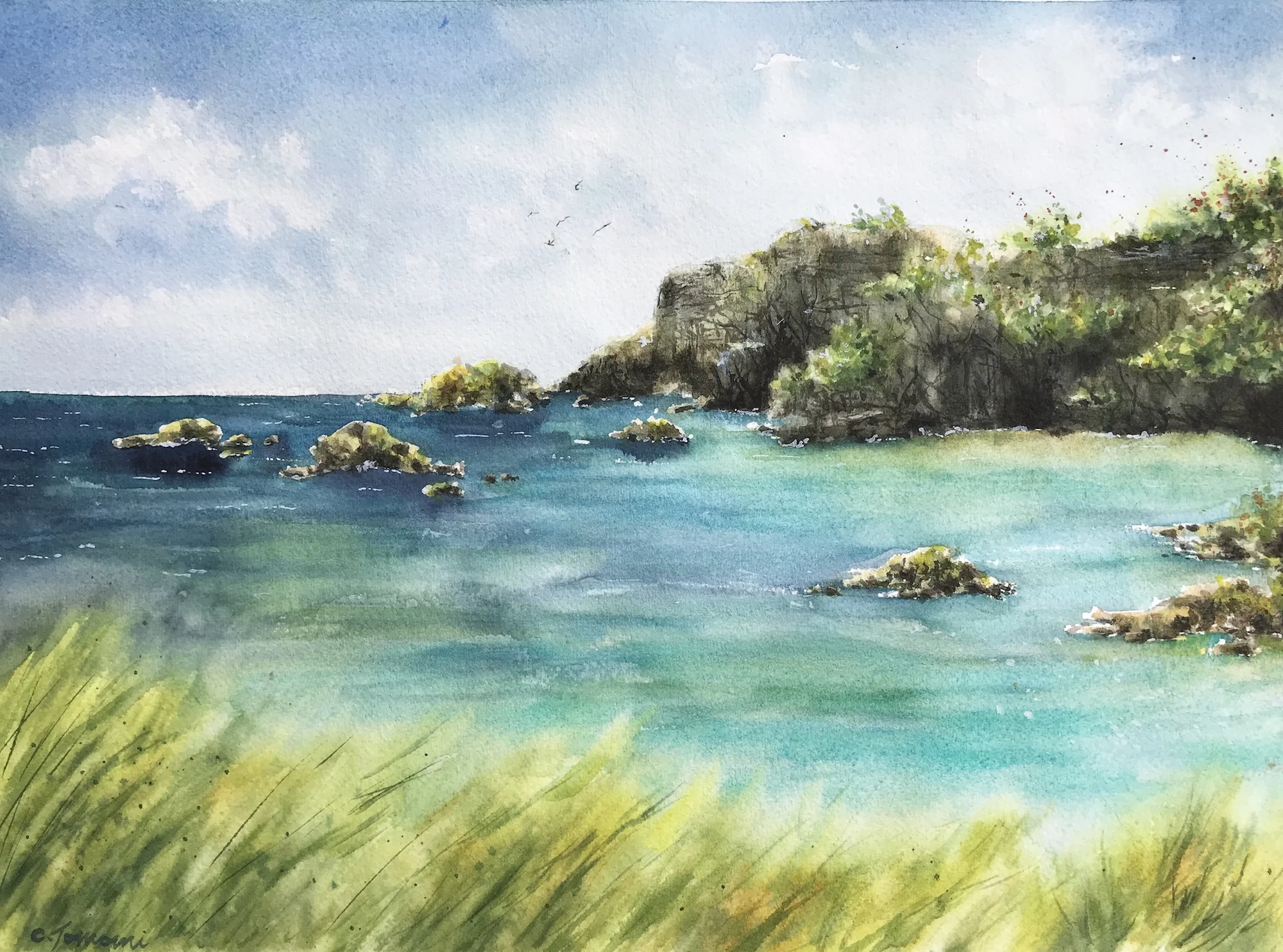 Brighter Days 16" x 20" - Chloe Tomomi