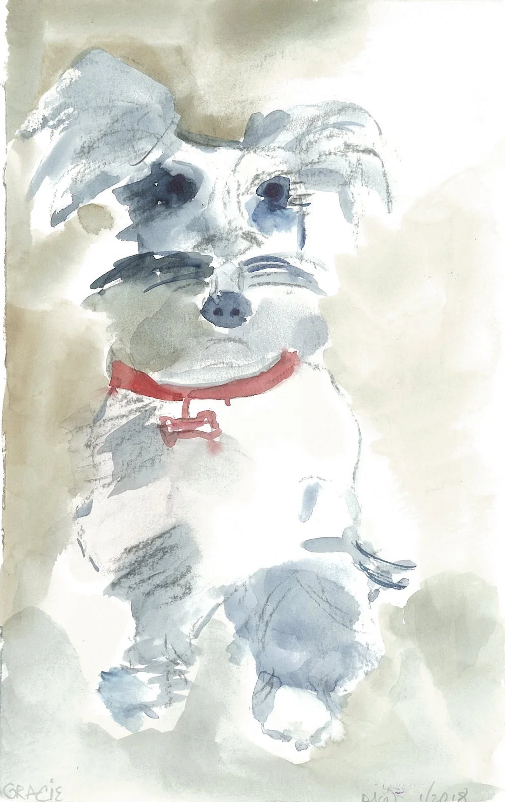 Gracie 9.5" x 6" - Pat Whittingslow