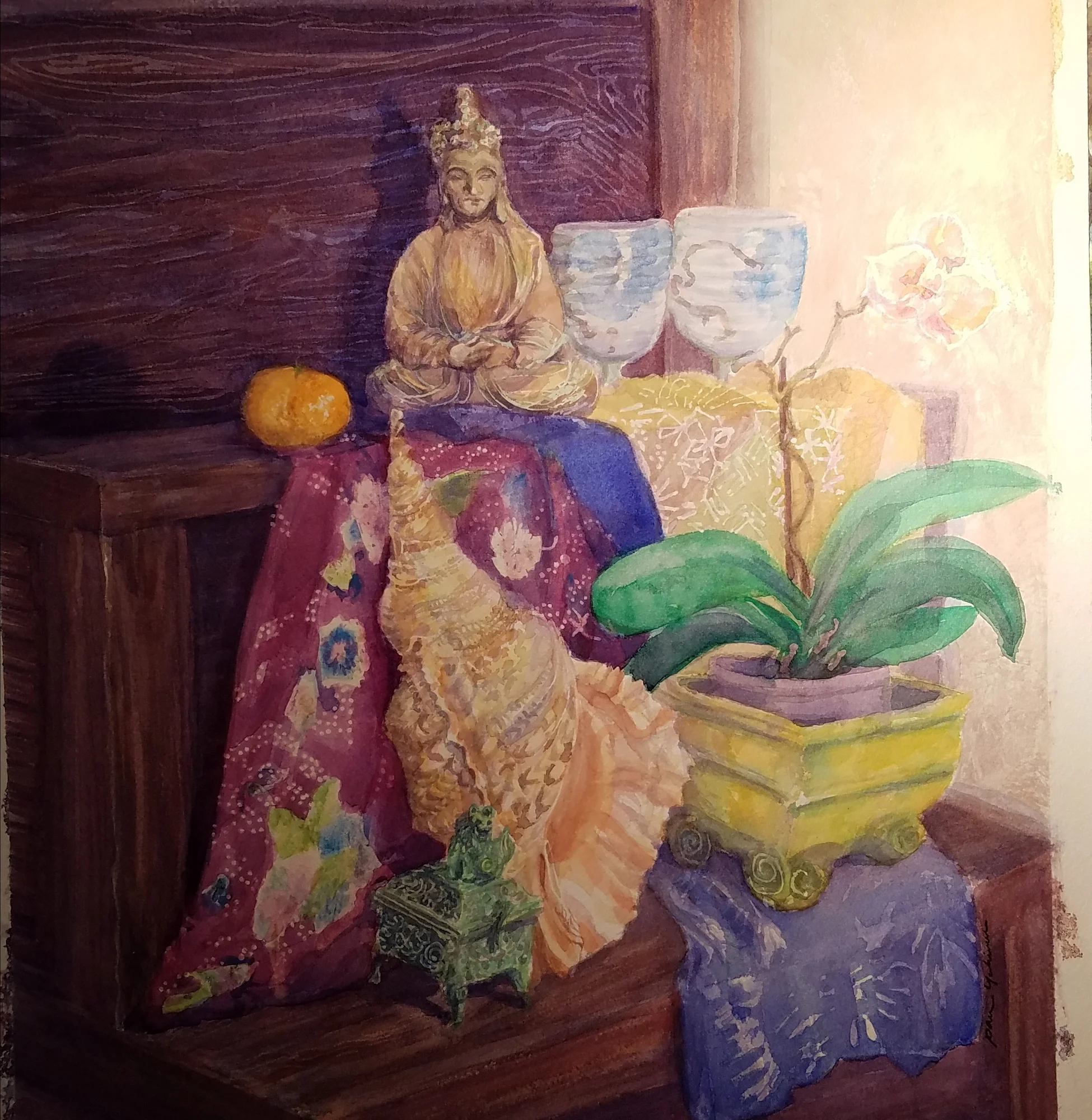 The Stolen Branch 13" x 13" - Dawn Yoshimura
