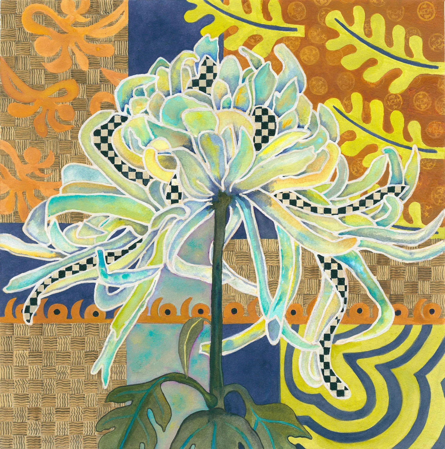 Past Reflections 16" x 16" - Nancy Taylor