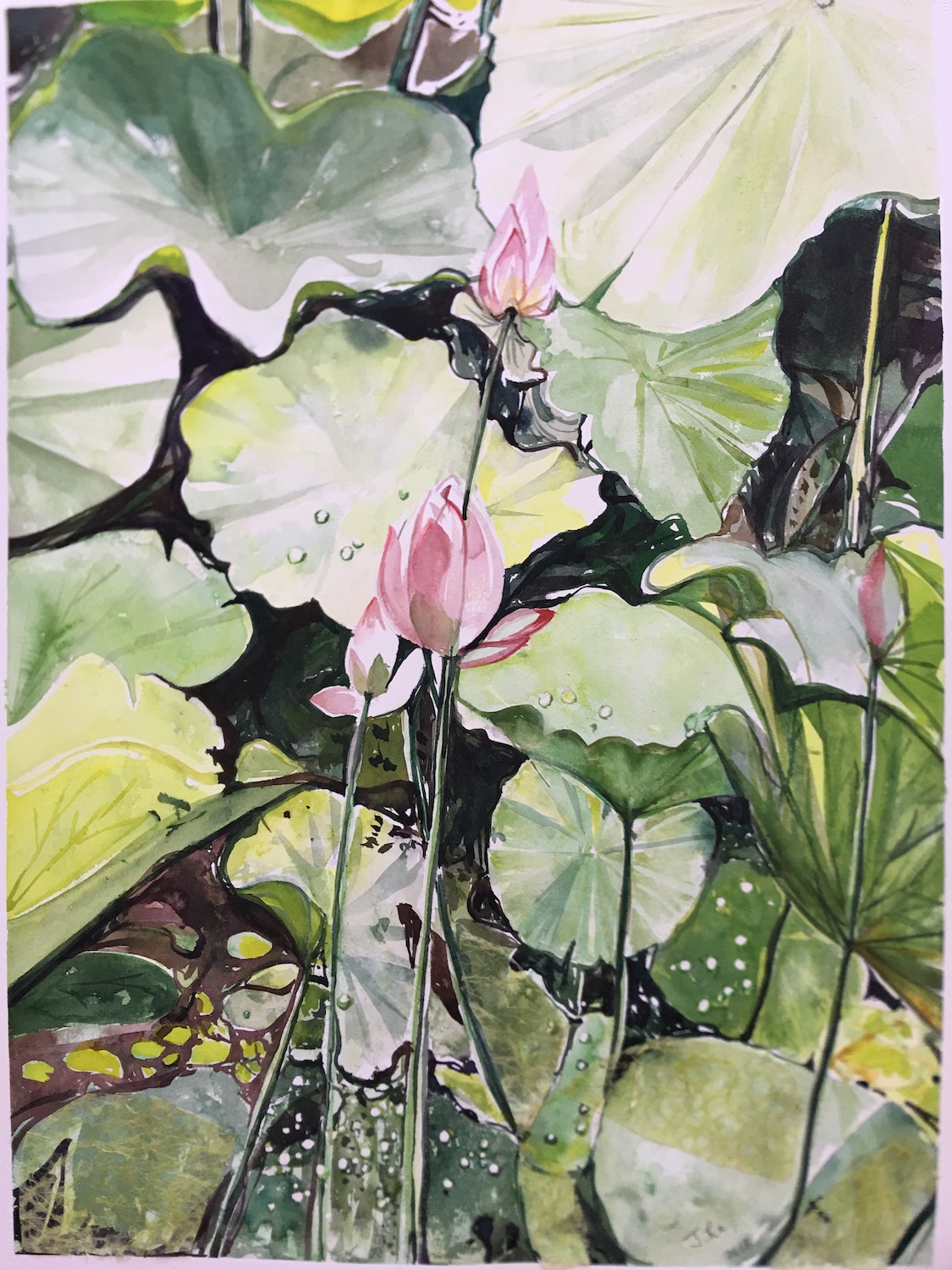 After Rain 27.5" x 20" - Jane Ra