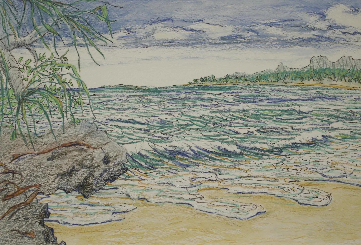 Kailua Bay 7" x 10" - Gregory Thomas