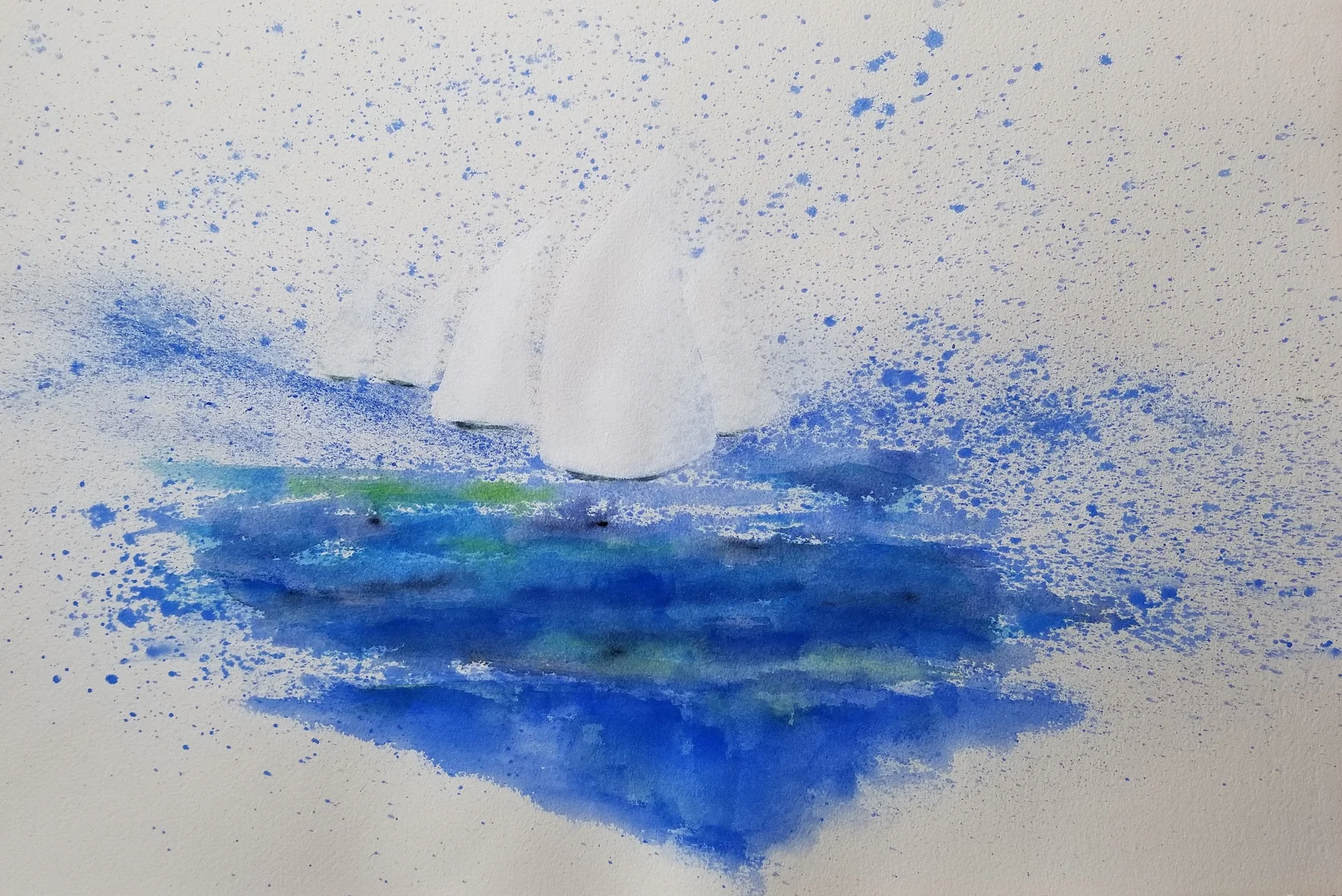 Sailing Away 15"x22" - Jane Carlile