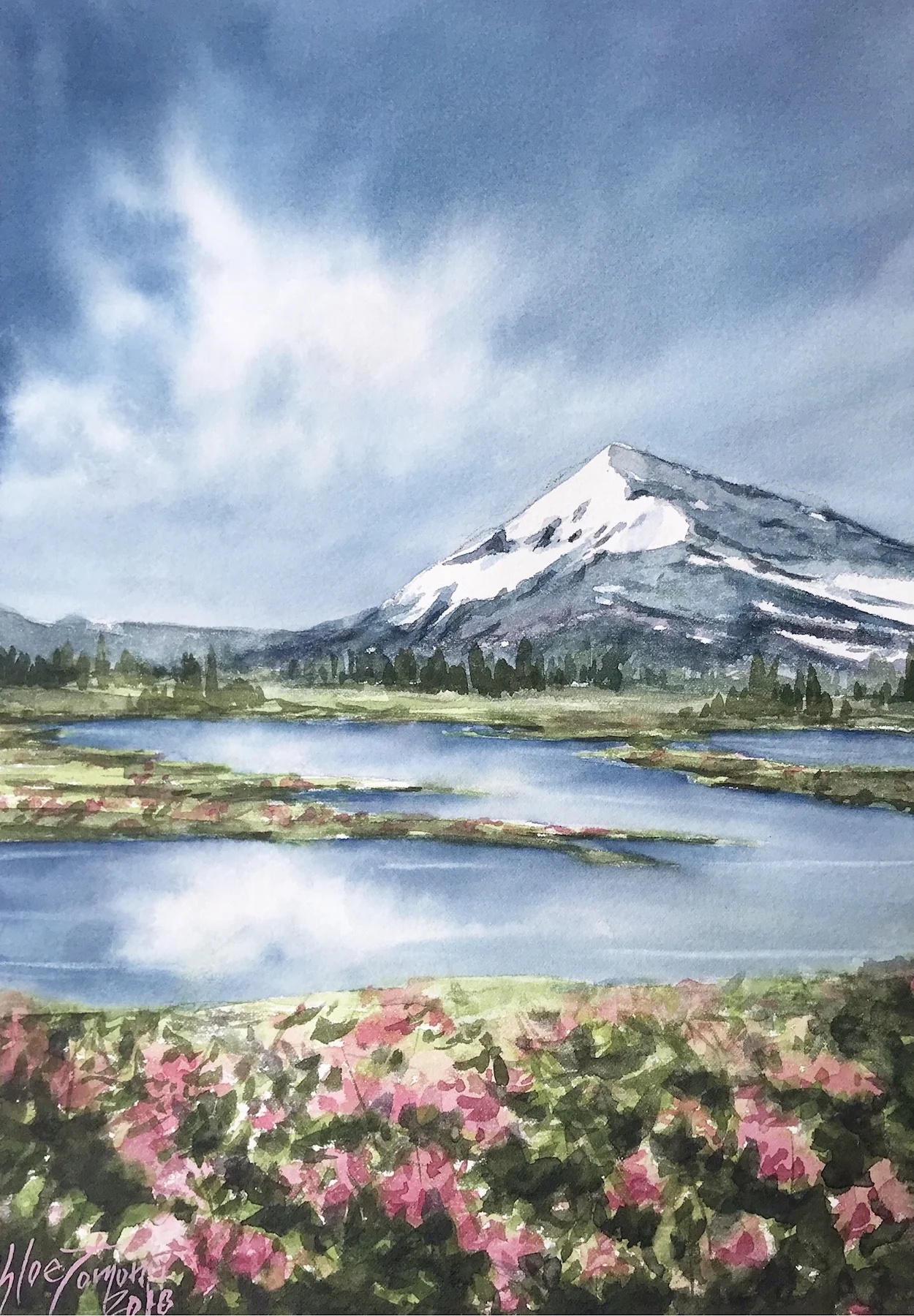 Spring Always Comes 14.25"x10.25" - Chloe Tomomi