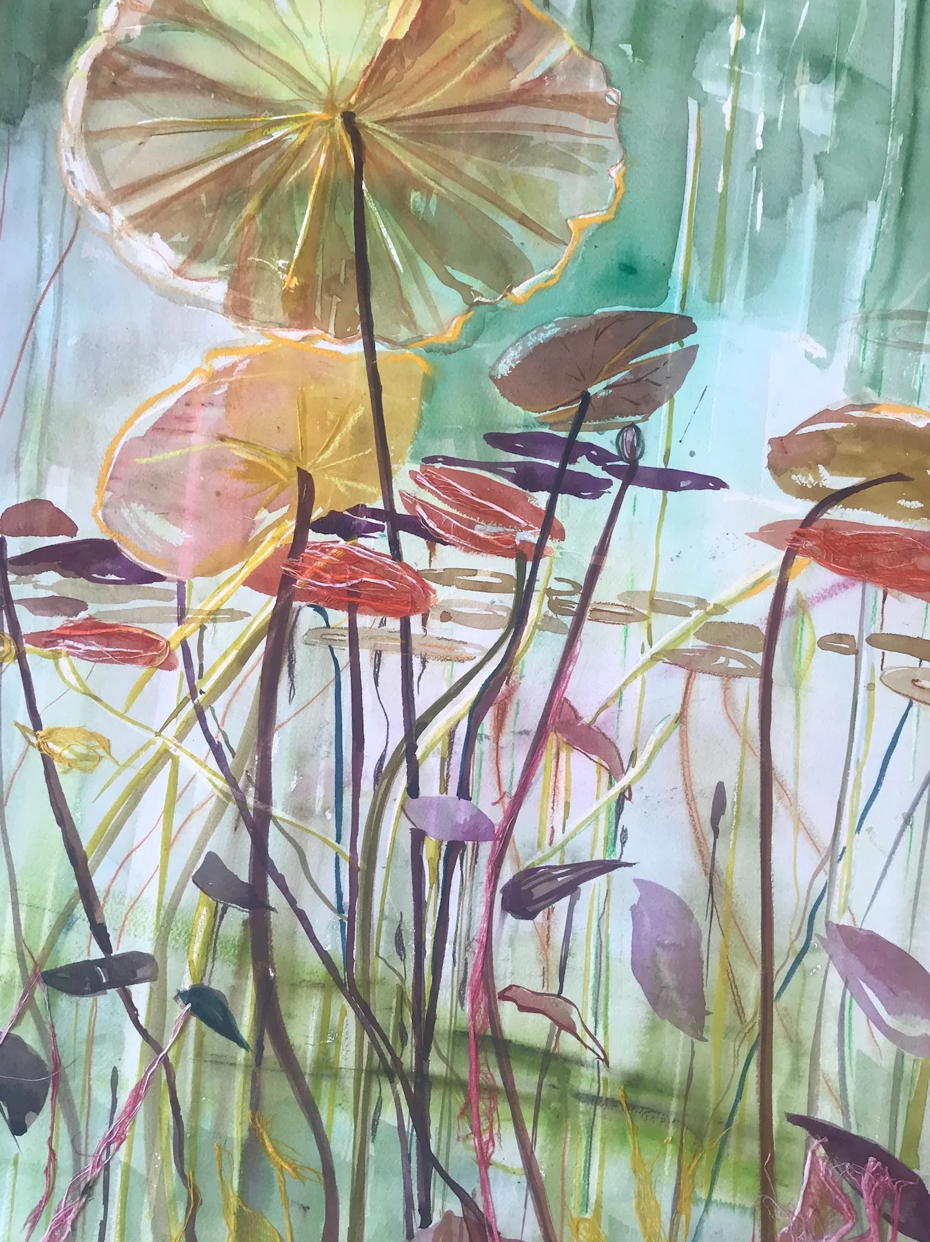 Morning Calm 28"x20" - Jane Ra
