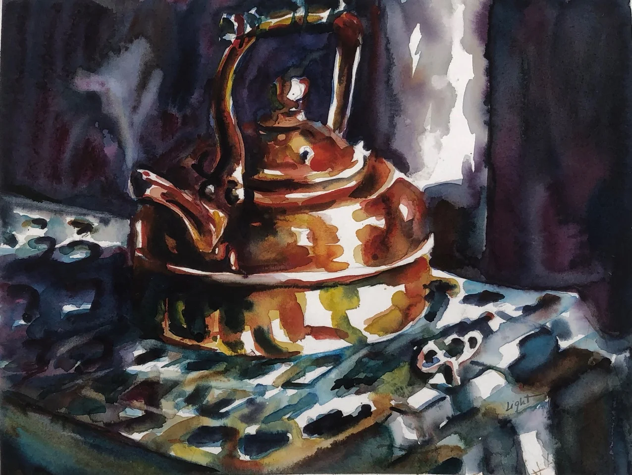 Copper Kettle 12"x15" - Light Ruth