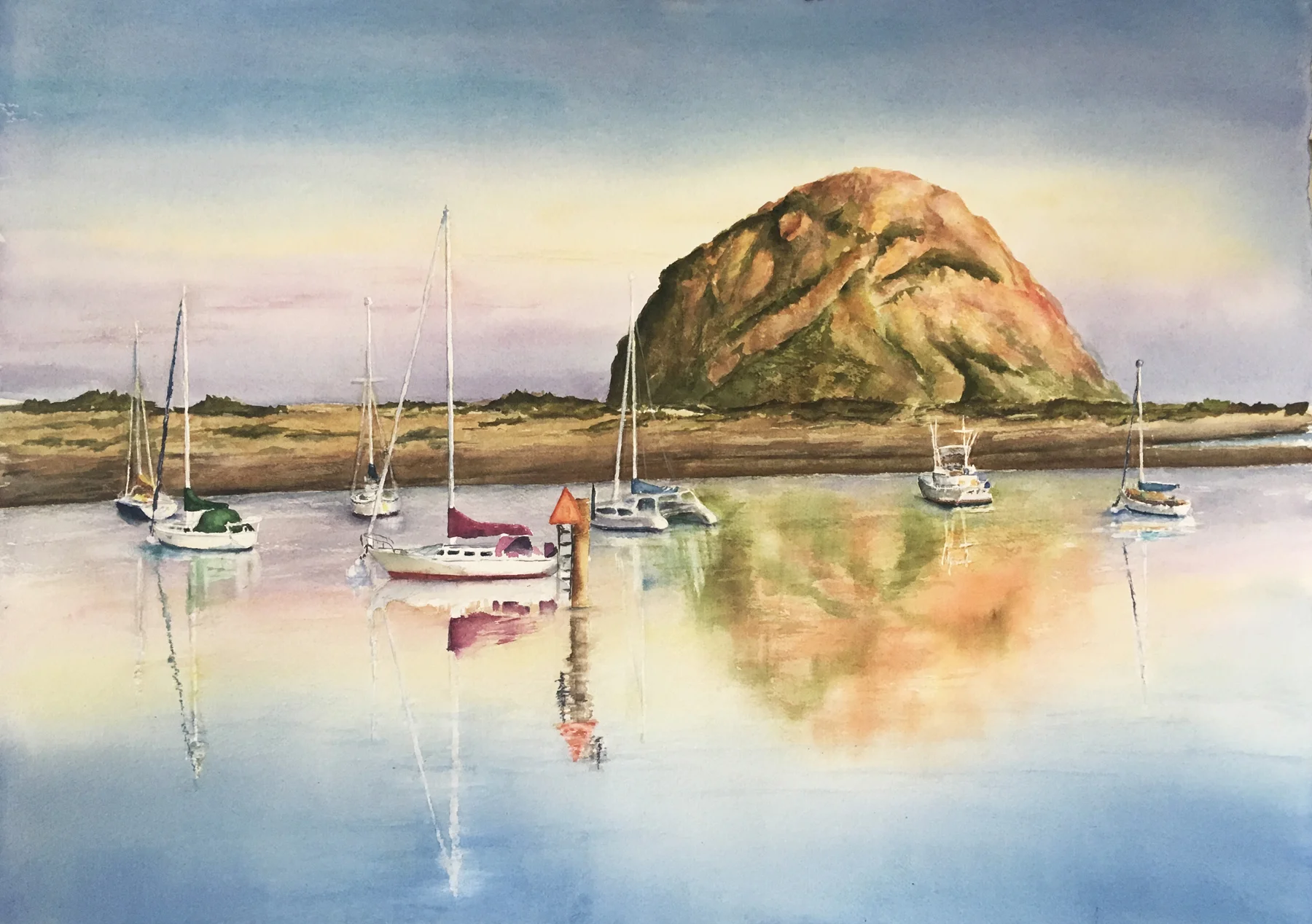 Morning at Morrow Bay 22.5" x 30"