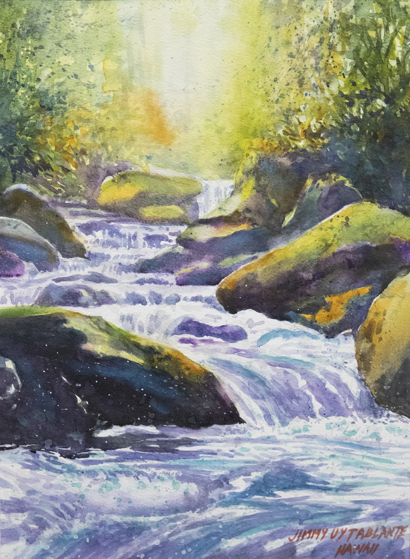 Flowing River 16"x12"