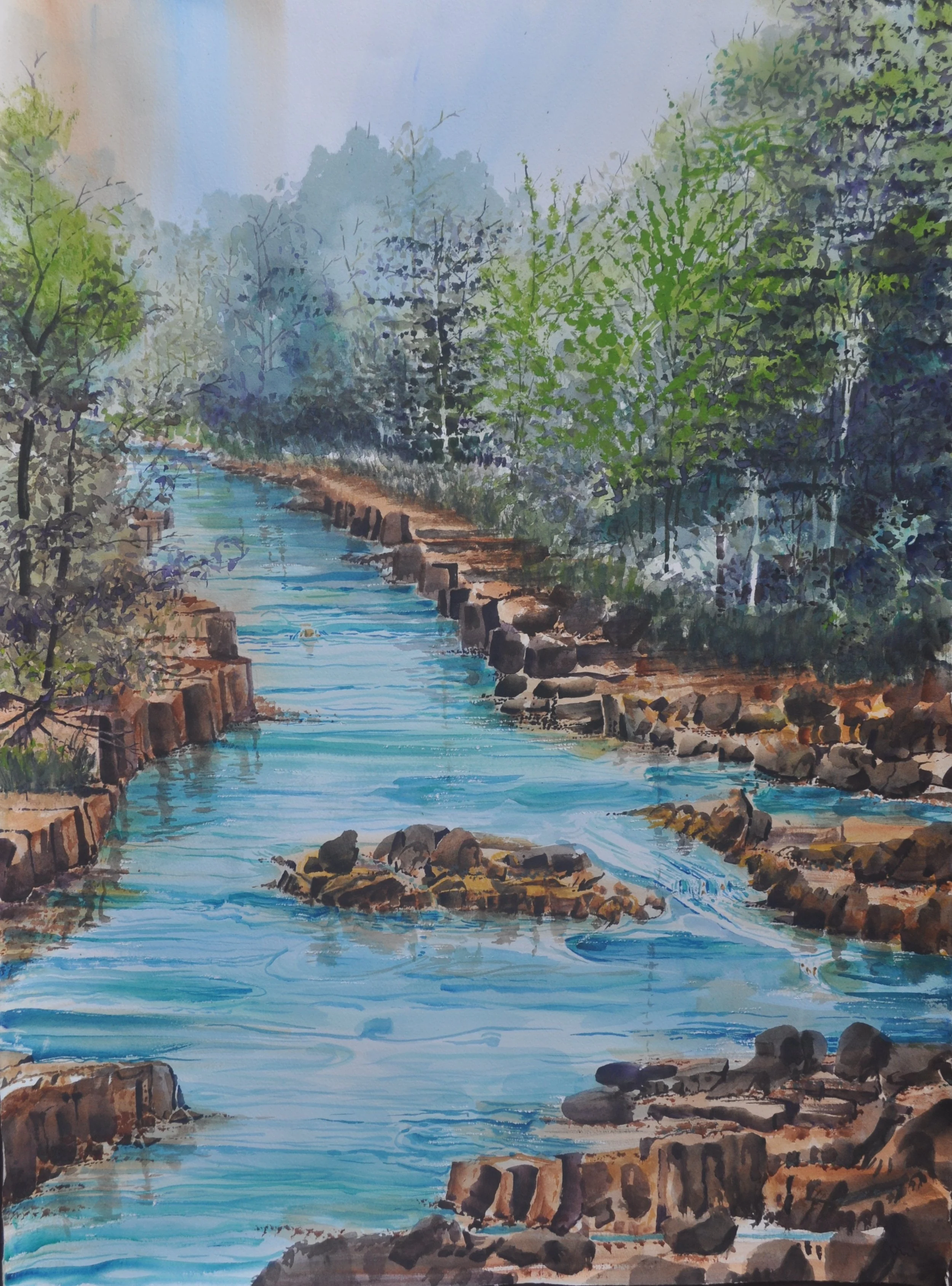 Wailuku River, HIlo  30"x22"