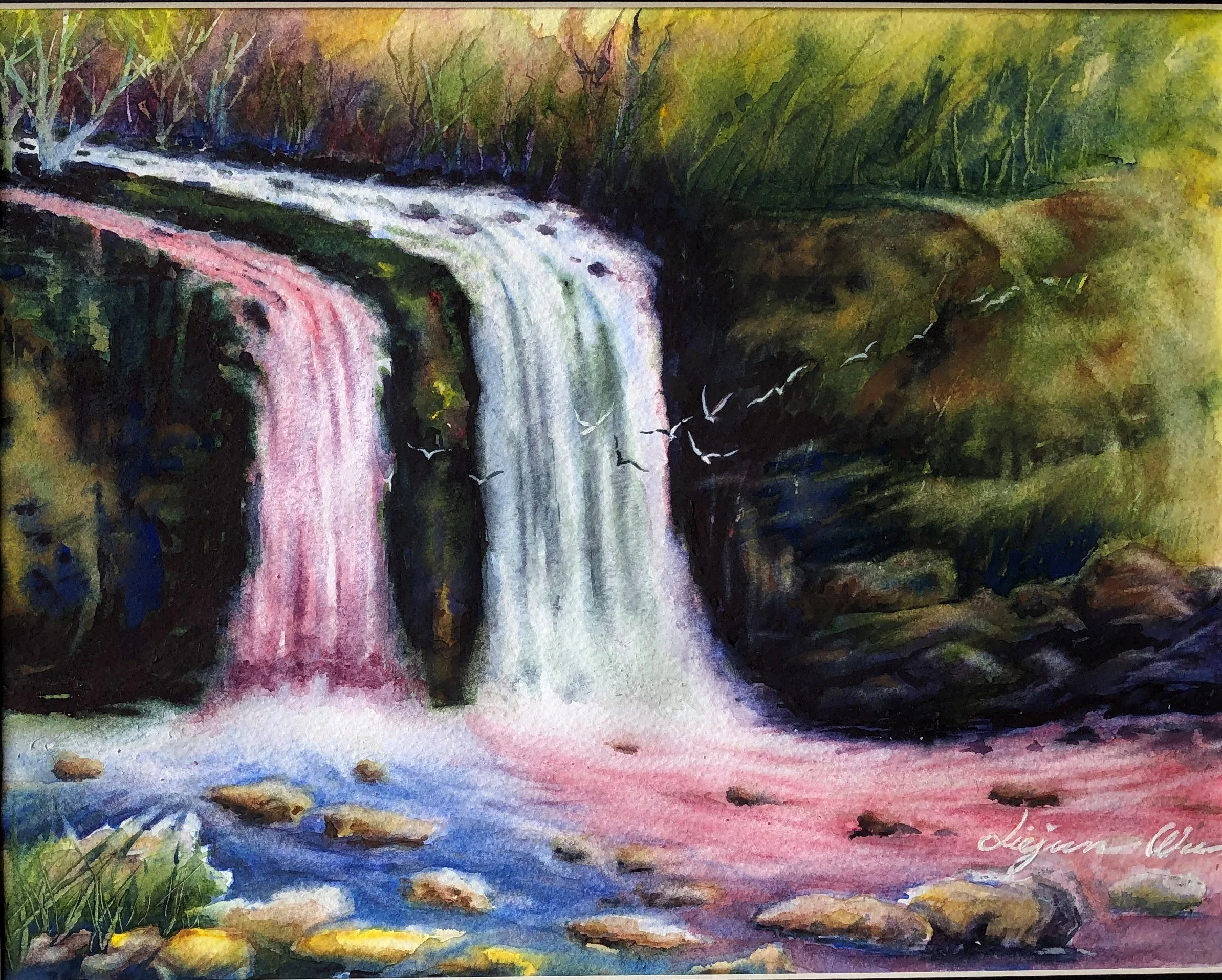 Color Waterfalls 11"x14"
