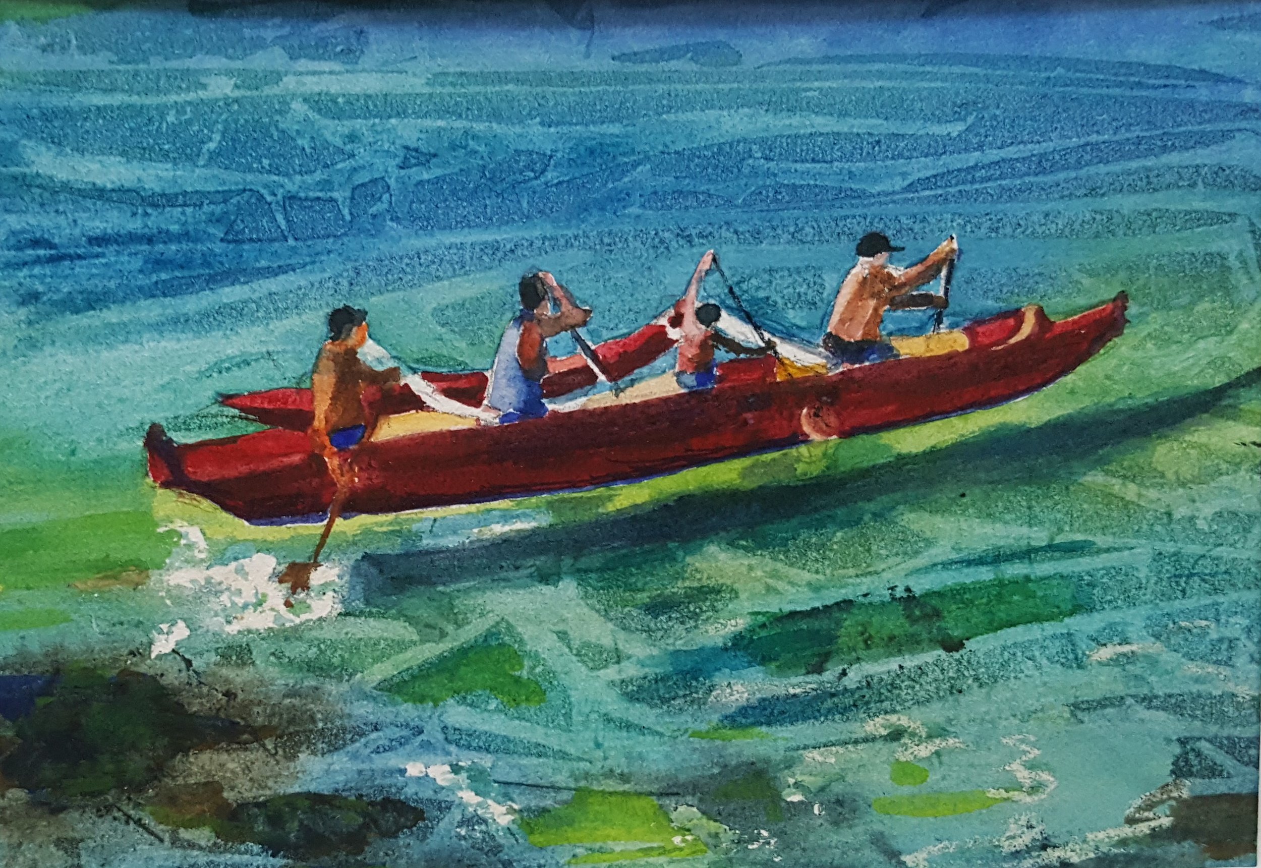 Water is Life, Ocean is Water 5"x7"
