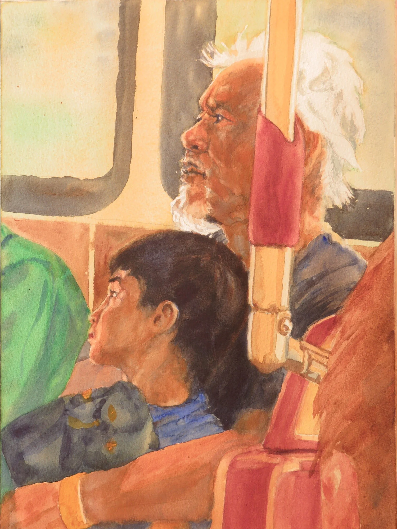 Flora Ling, Bus No. 57  15" x 11"