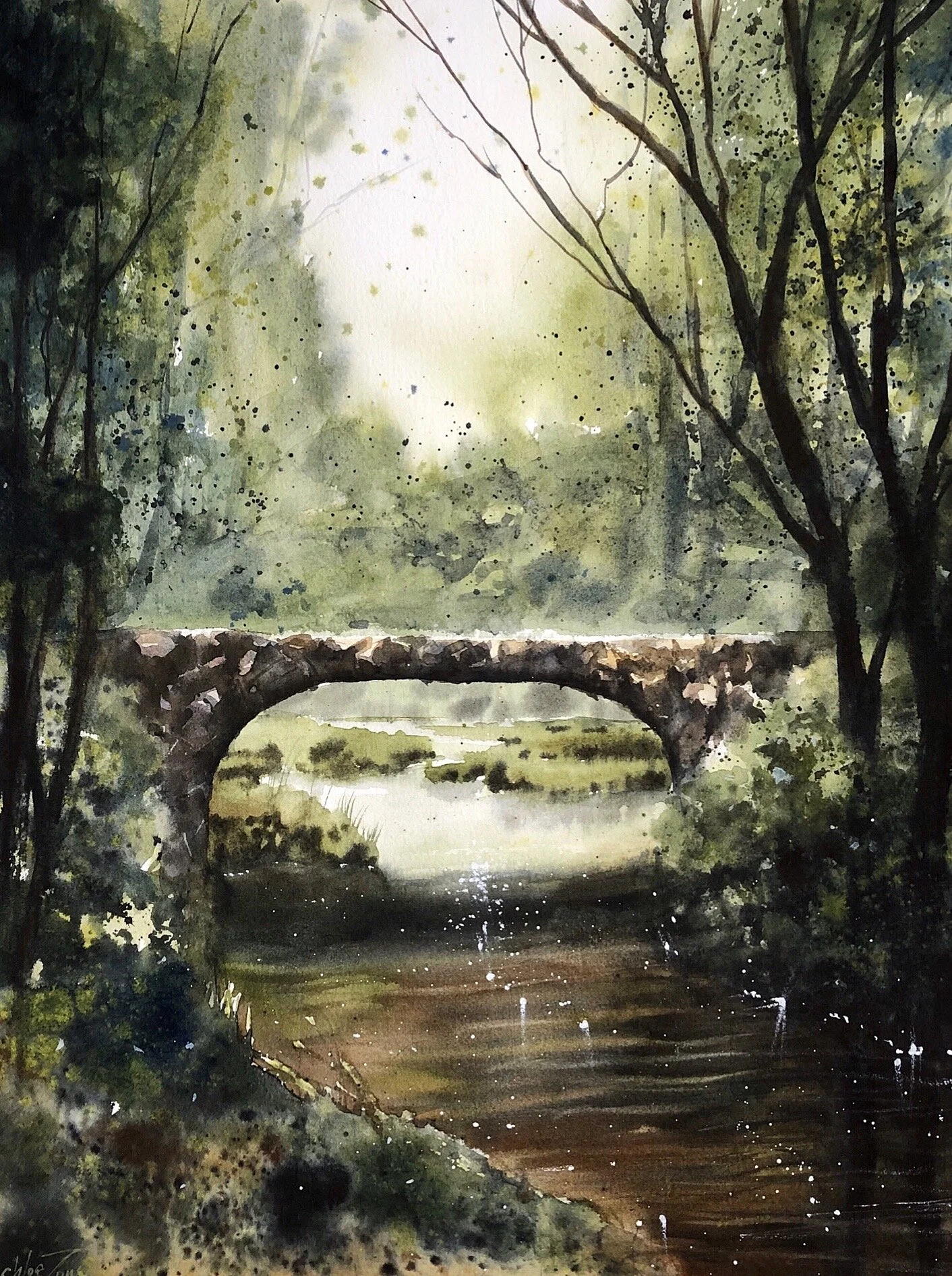 Chloe Tomomi, The Way Forward 18" x 14"