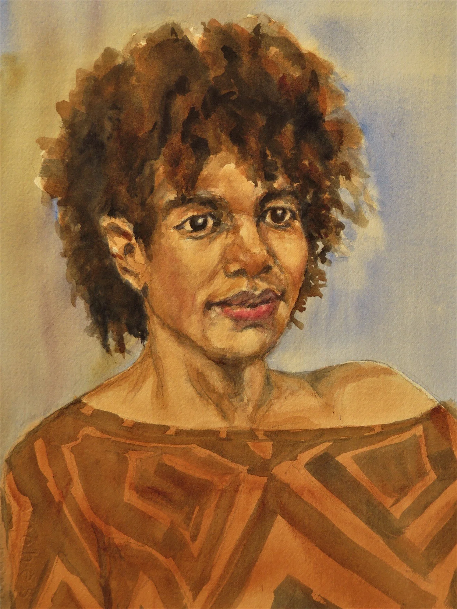 Flora Ling, The Newcomer 15" x 11"