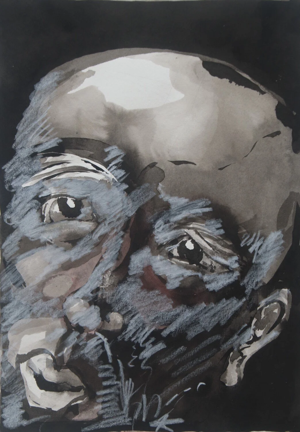 Craig Kagawa, Black Man 11"x7.5"