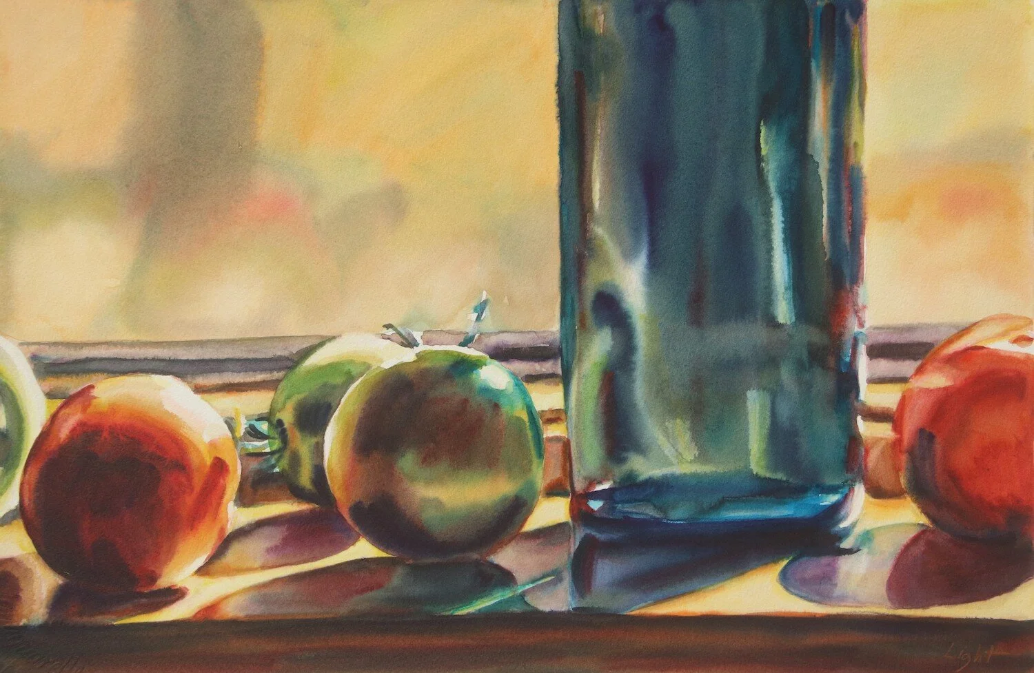 Light Ruth, Blue Vase 14"x22"