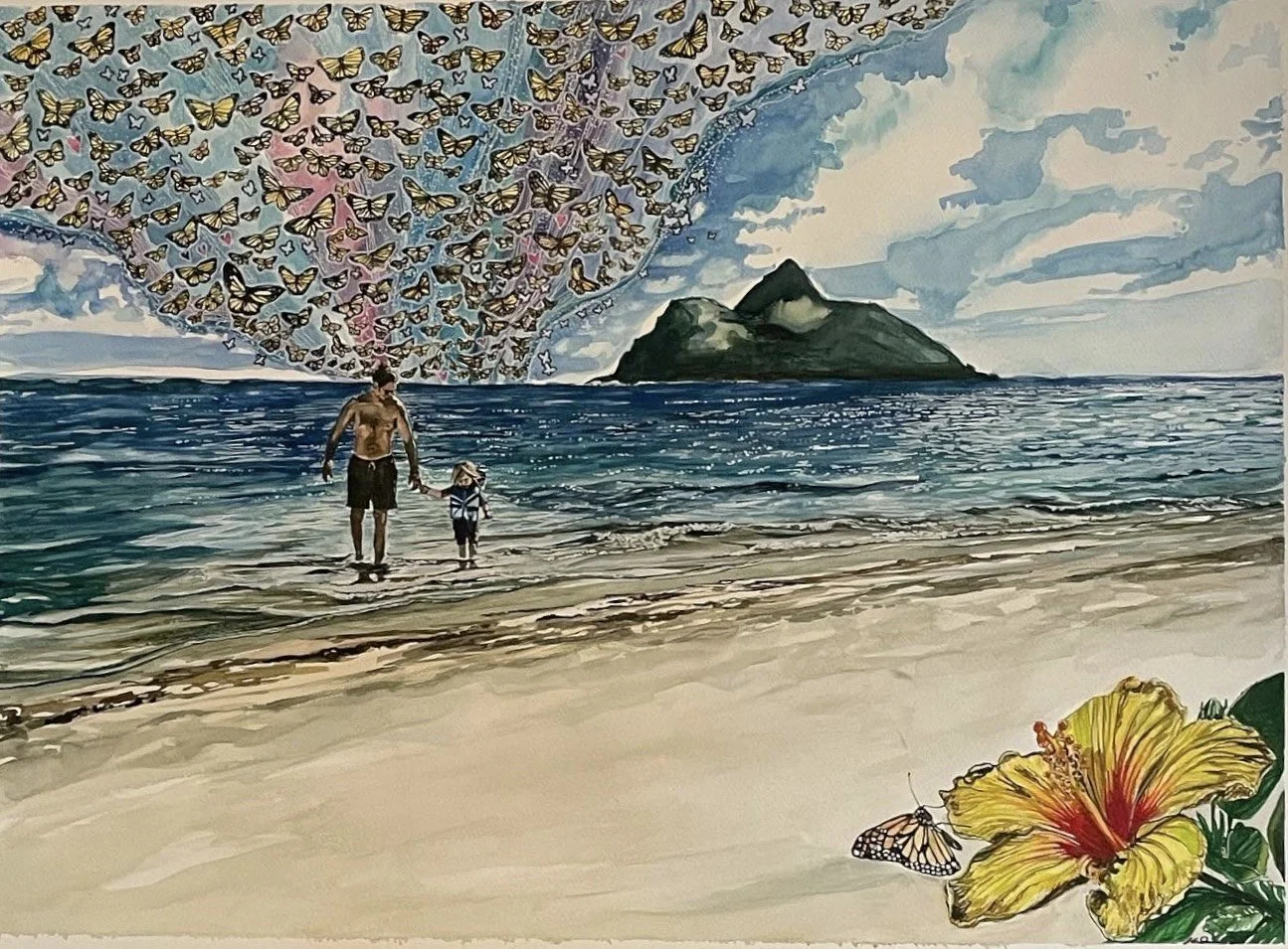 Paige Bombardier, I Will Always Be With You 20"x30"