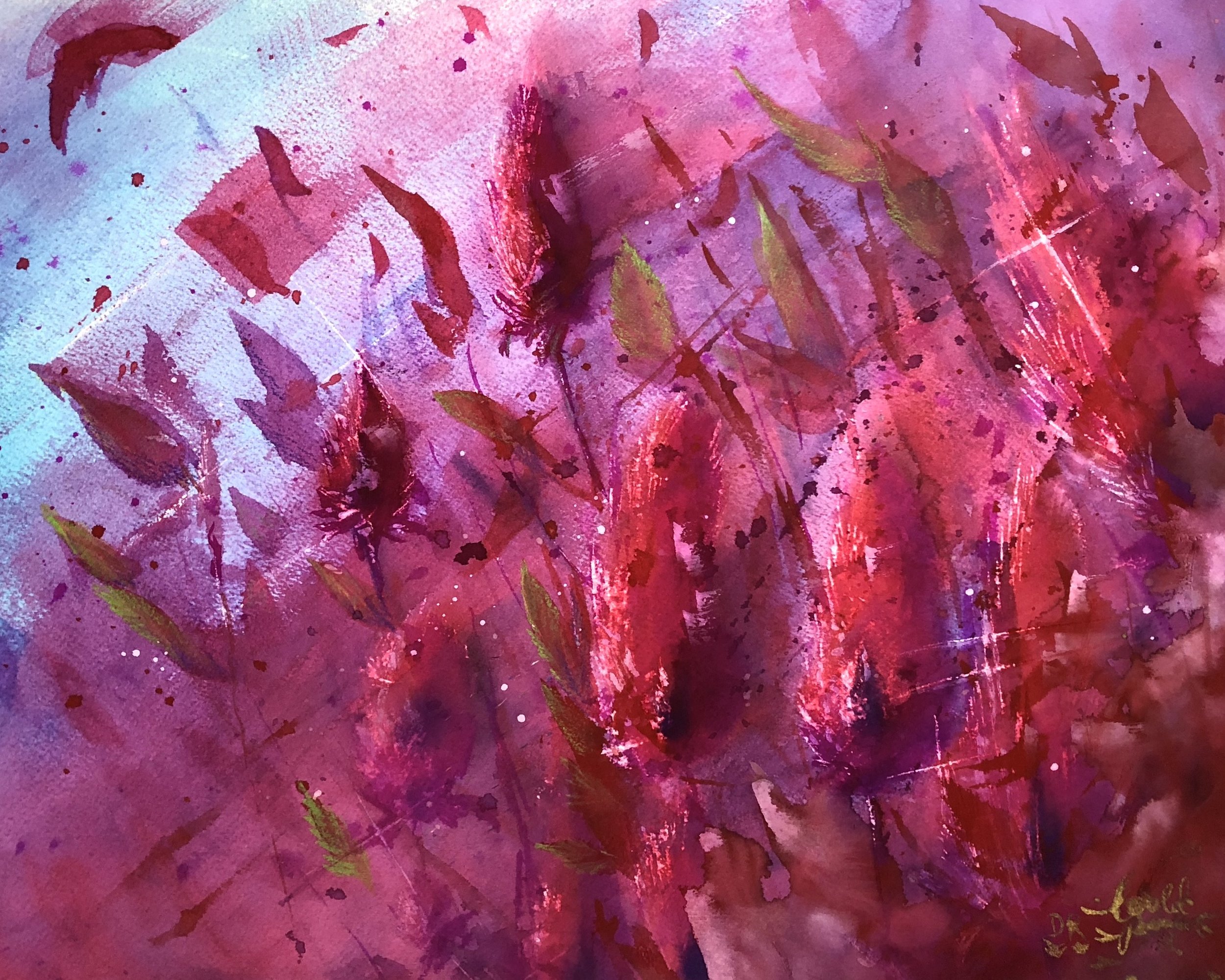 Darold Ramelb, Blood Lavender 12x17