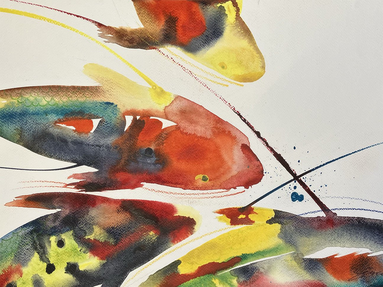 Big Fish. Small pond., Brennan Simcock 12x18