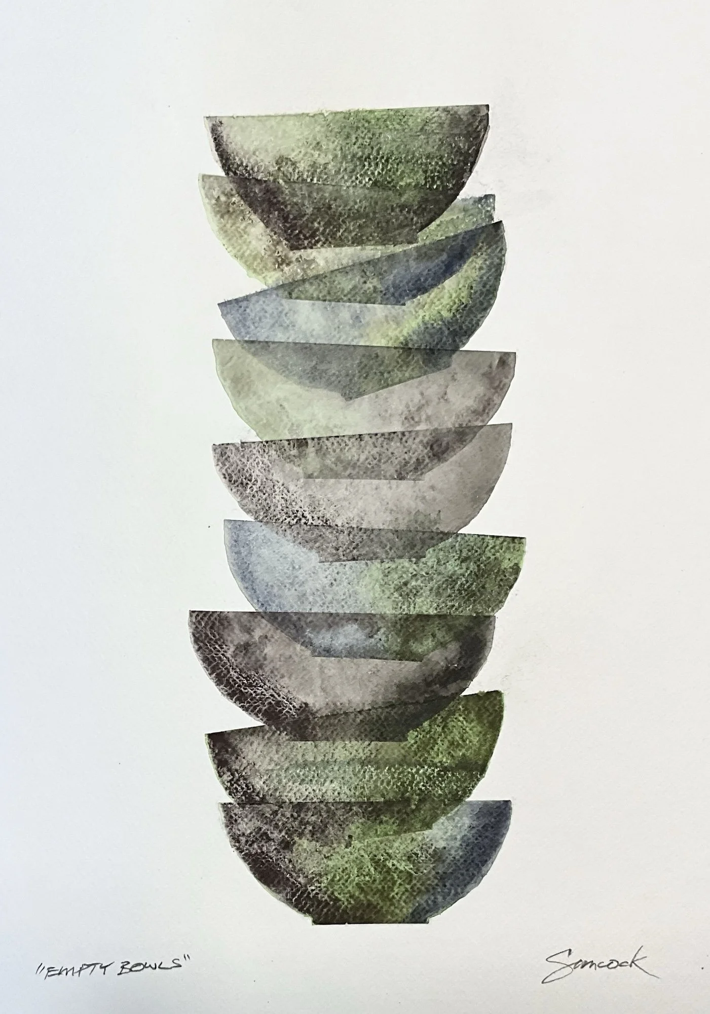 Empty Bowls, Brennan Simcock 18x12 