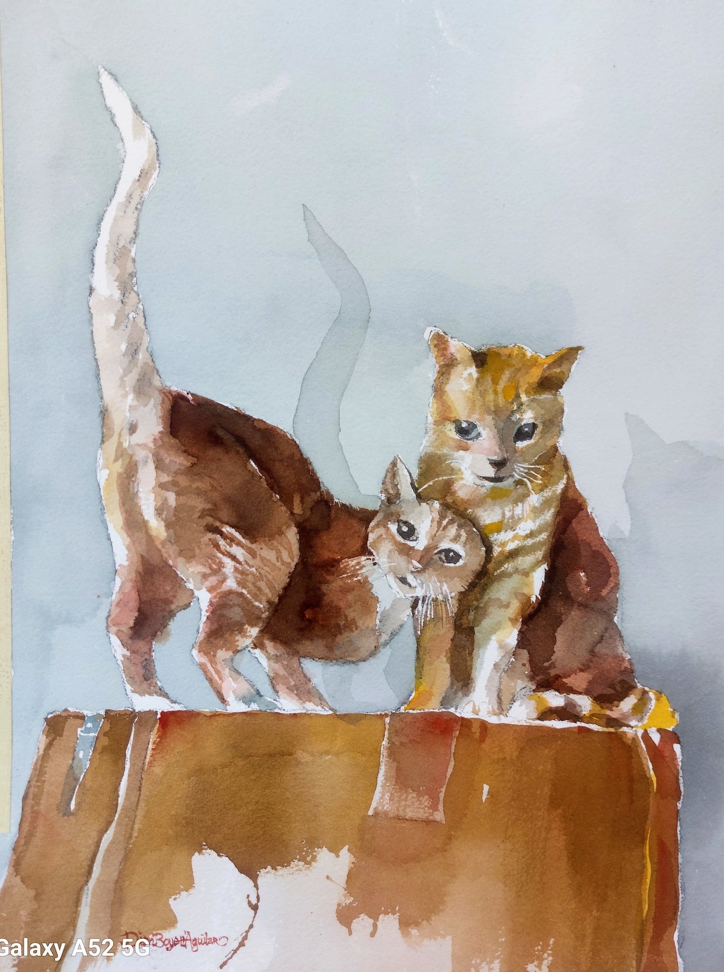 Cat's Bonding Love, Dion Aguilar 17x11