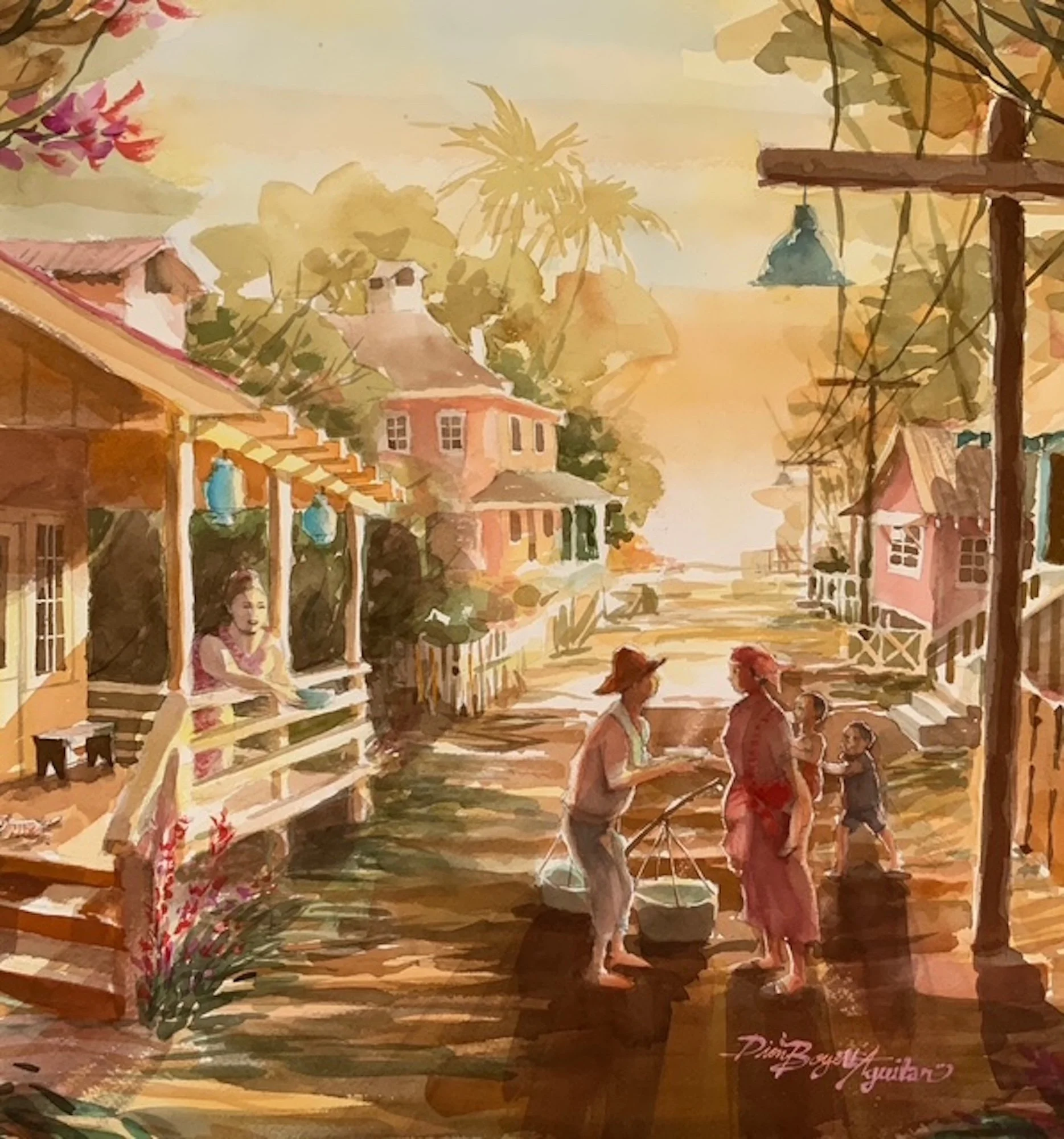 Dion Boyett Aguilar, Inspired Life 17"x15.75"