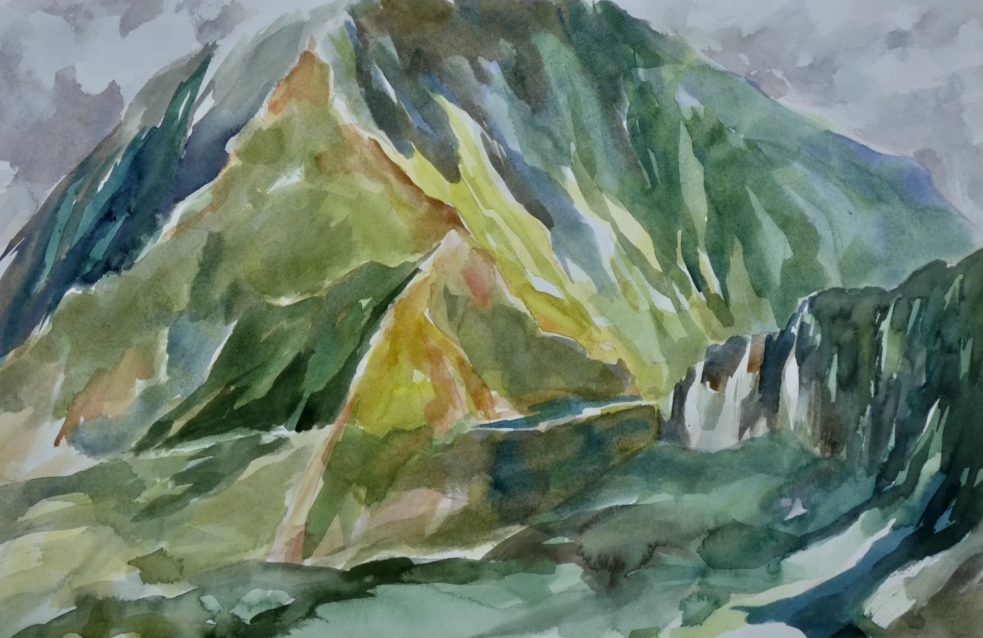 Pali, Tamara Moan 15x22, watercolor