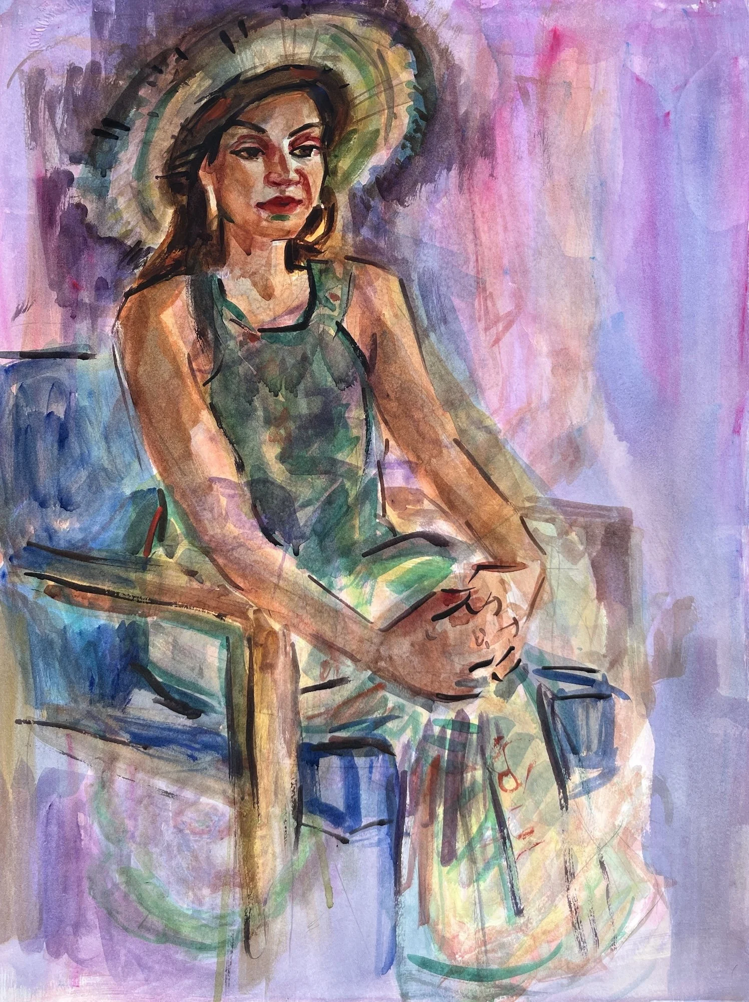 Alexandra Eyer, Souvenir Hat 29x21