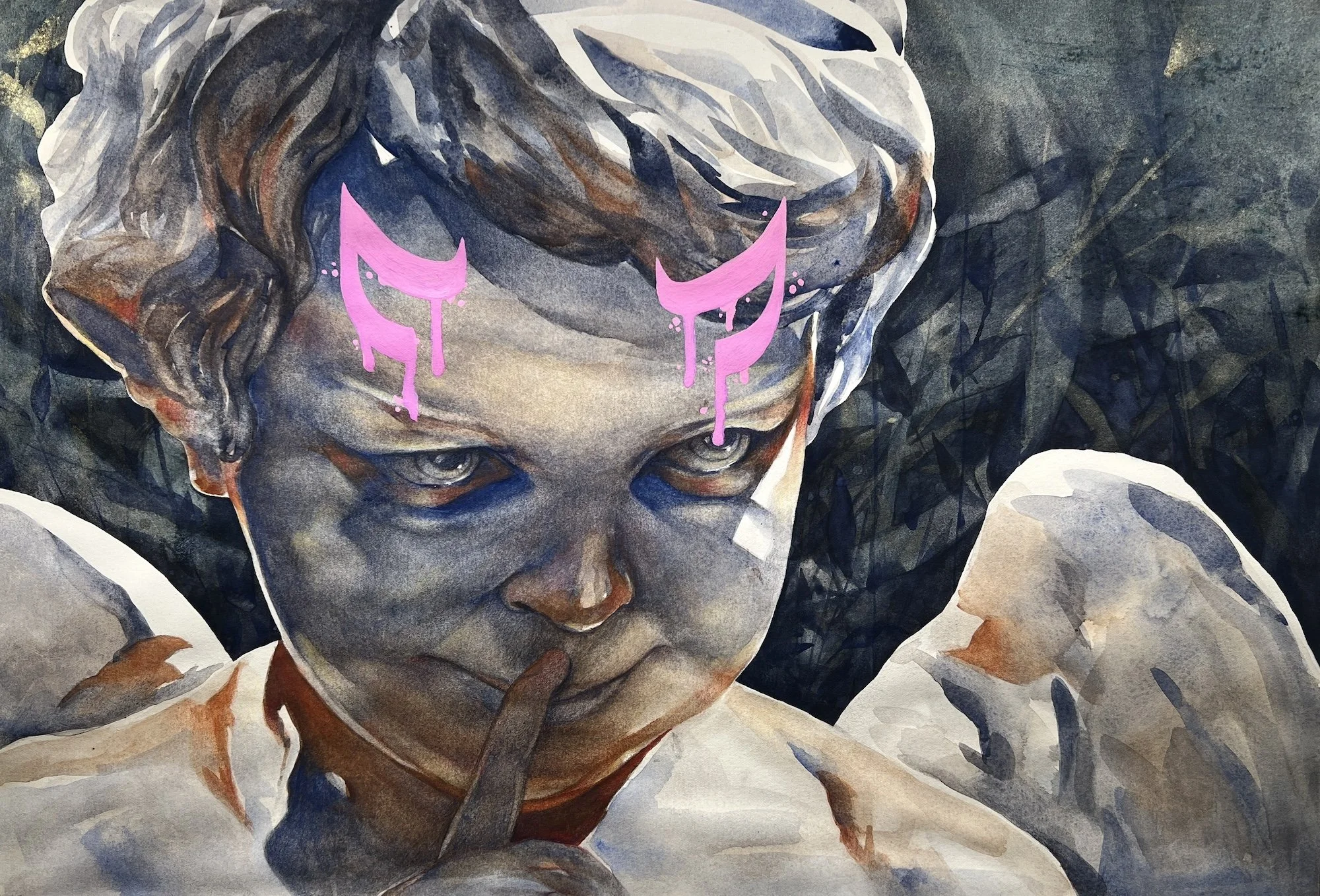 Darold Ramelb, Grotesquerie of Ego 18x24