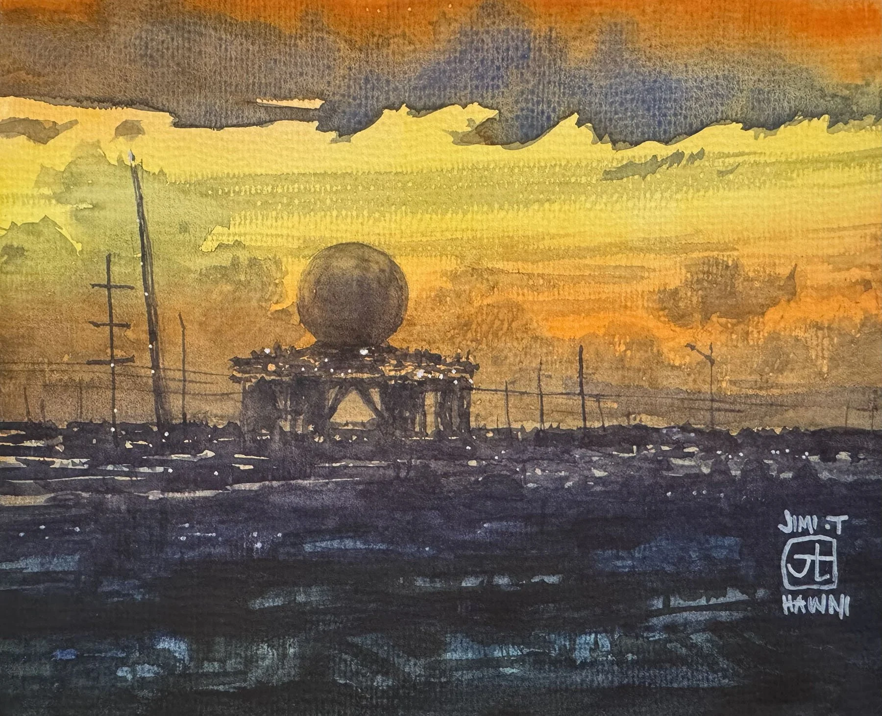 Jimmy Tablante, Golf Ball - Hawaii 7x9