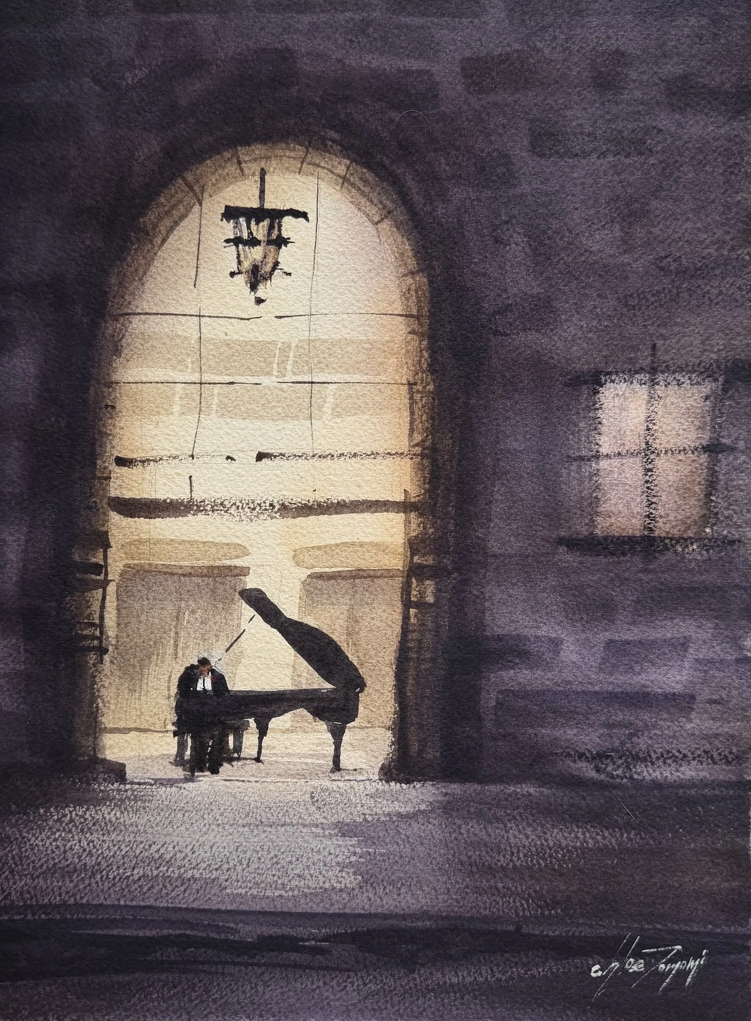 Chloe Tomomi, A Nocturne for No One 11.25x8.5